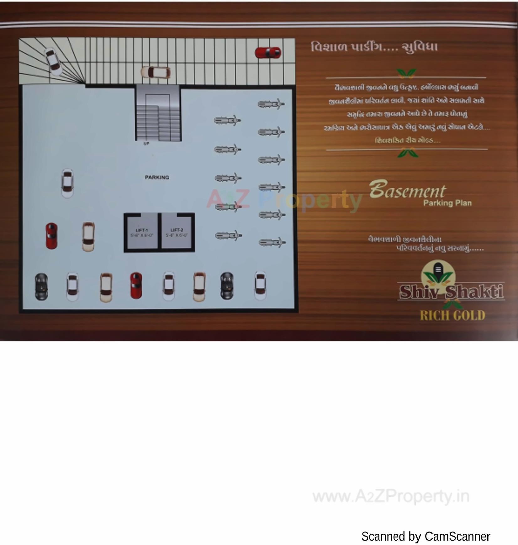 Layout of real estate project Shiv Shakti Rich Gold located at Bhavnagar, Bhavnagar, Gujarat