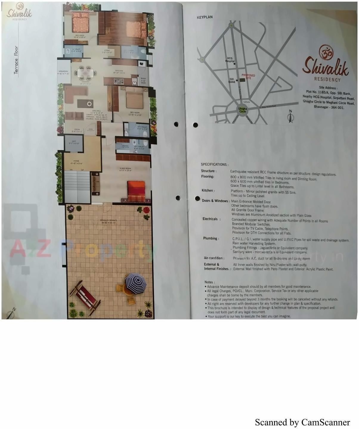  of real estate project Shivalik Residency located at Bhavnagar, Bhavnagar, Gujarat