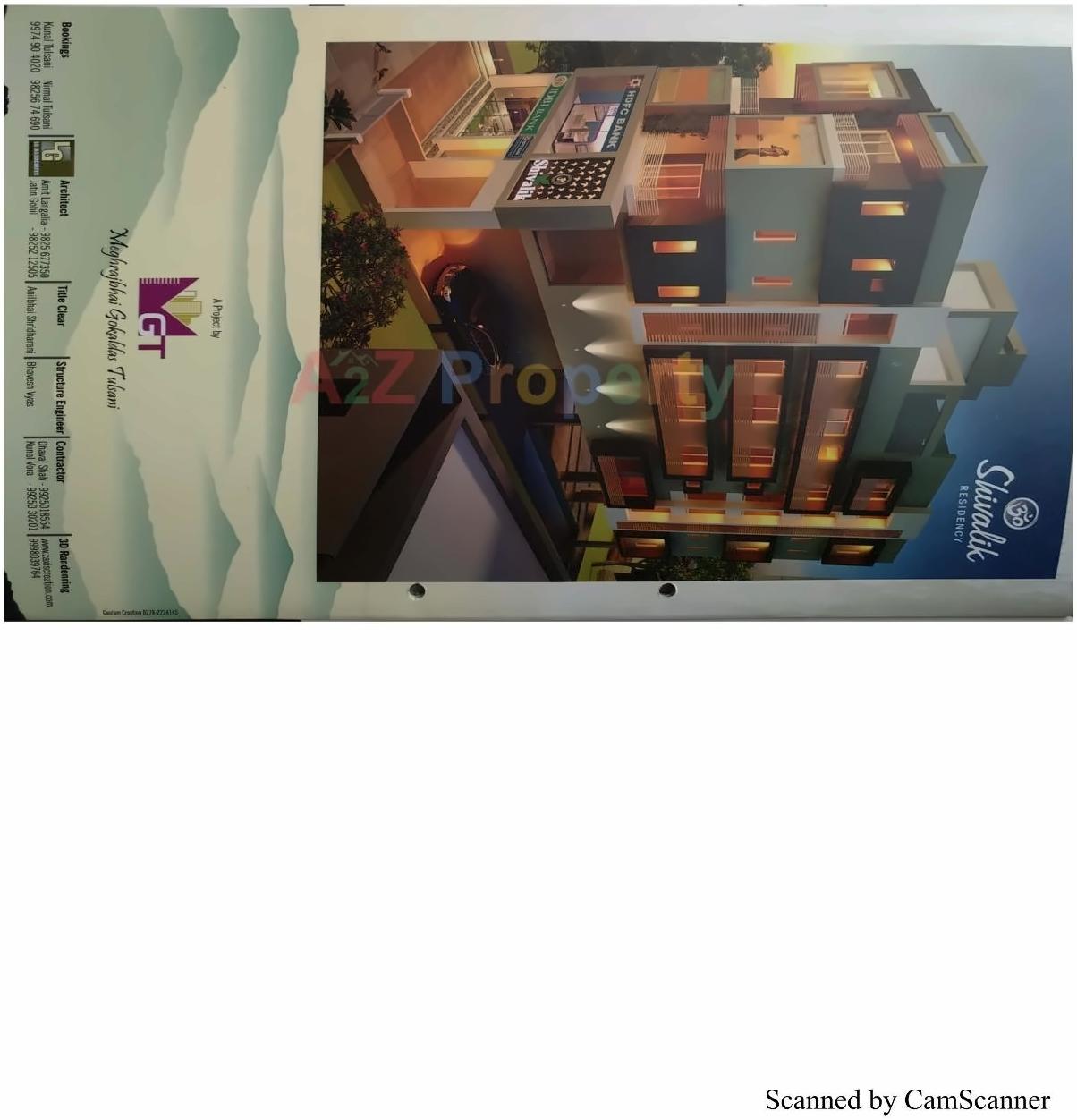 Layout of real estate project Shivalik Residency located at Bhavnagar, Bhavnagar, Gujarat