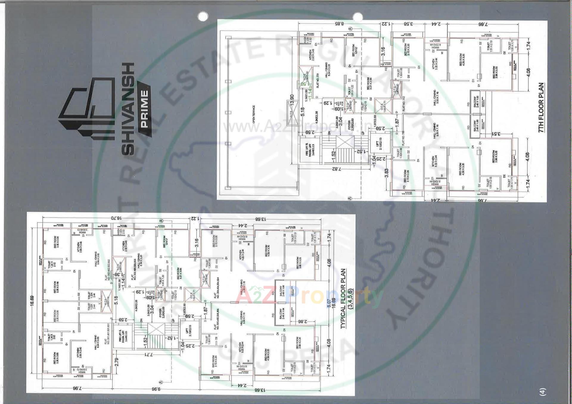 Layout of real estate project Shivansh Prime located at Bhavnagar, Bhavnagar, Gujarat