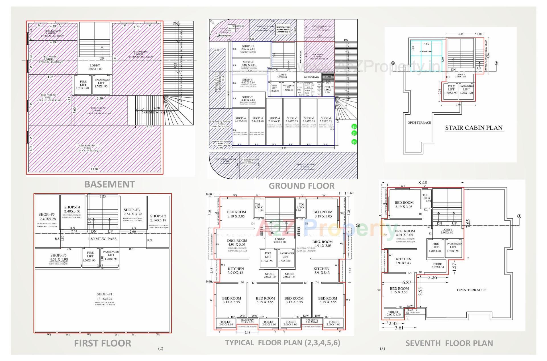 Layout of real estate project Shivansh located at Vadva, Bhavnagar, Gujarat