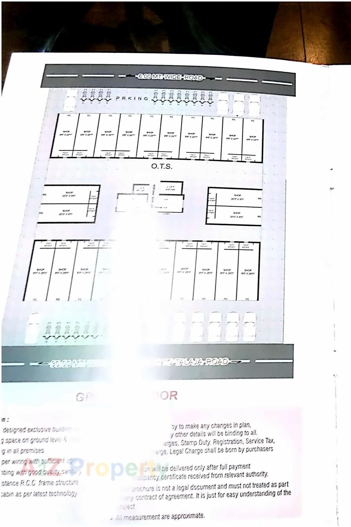 Layout of real estate project Shree Gopal Arcade located at Adhewada, Bhavnagar, Gujarat