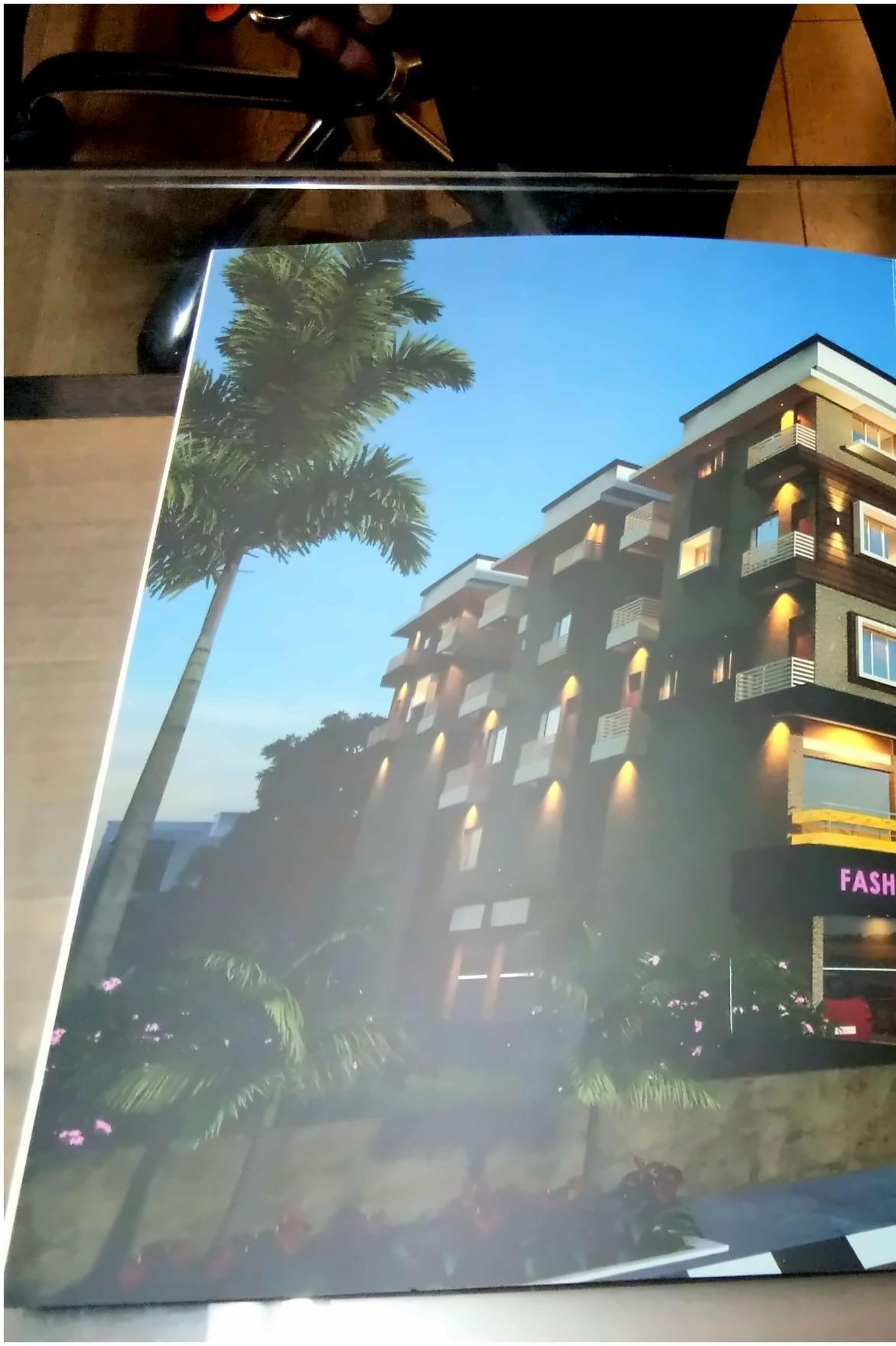 3D Elevation of real estate project Shree Gopal Arcade located at Adhewada, Bhavnagar, Gujarat