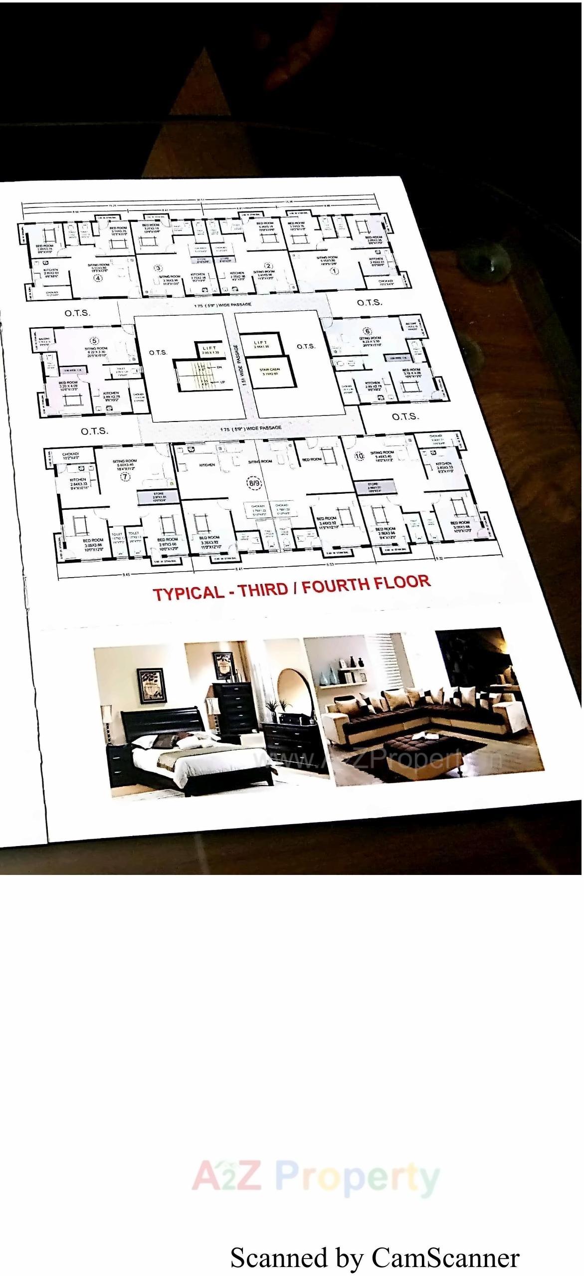 Layout of real estate project Shree Gopal Arcade located at Adhewada, Bhavnagar, Gujarat