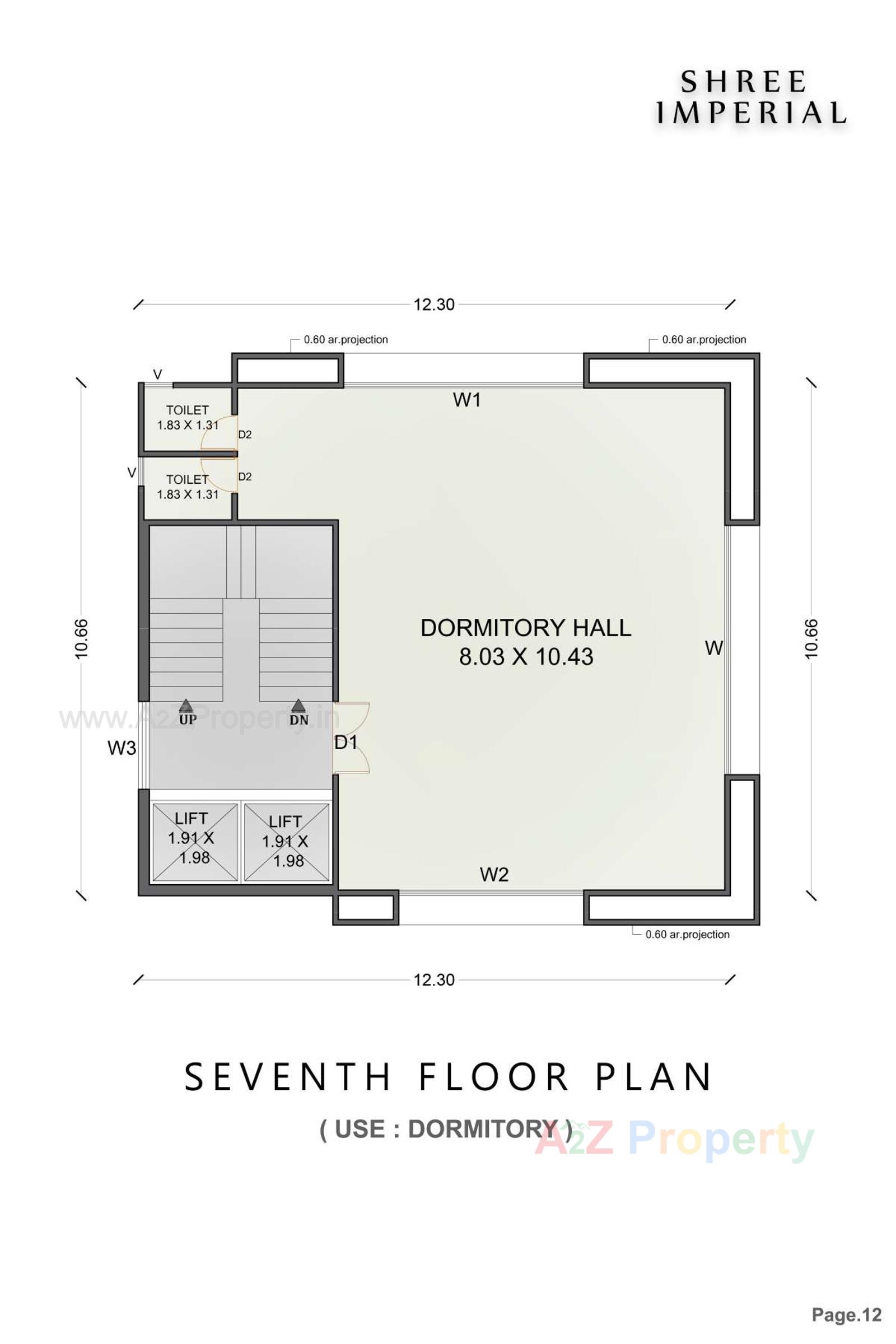 Layout of real estate project Shree Imperial located at Bhavnagar, Bhavnagar, Gujarat