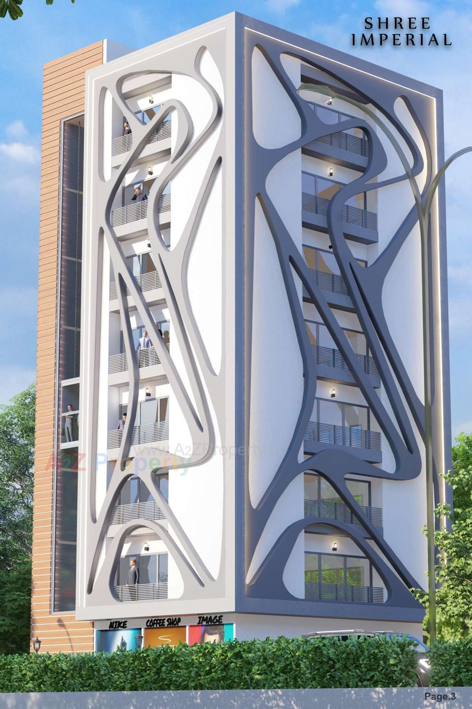 3D Elevation of real estate project Shree Imperial located at Bhavnagar, Bhavnagar, Gujarat