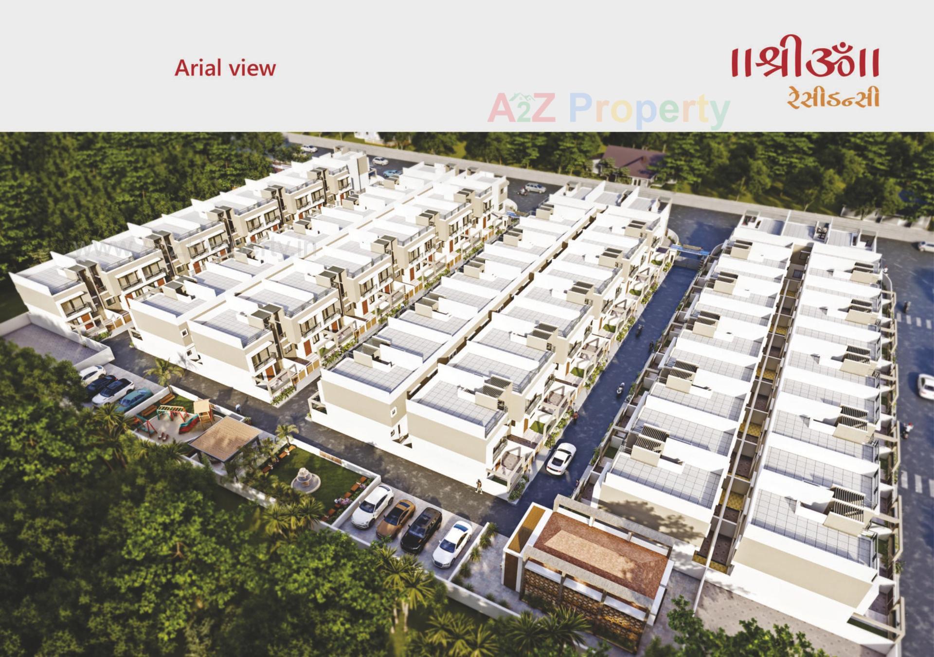 3D Elevation of real estate project Shree Om Residency located at Tarsamiya, Bhavnagar, Gujarat