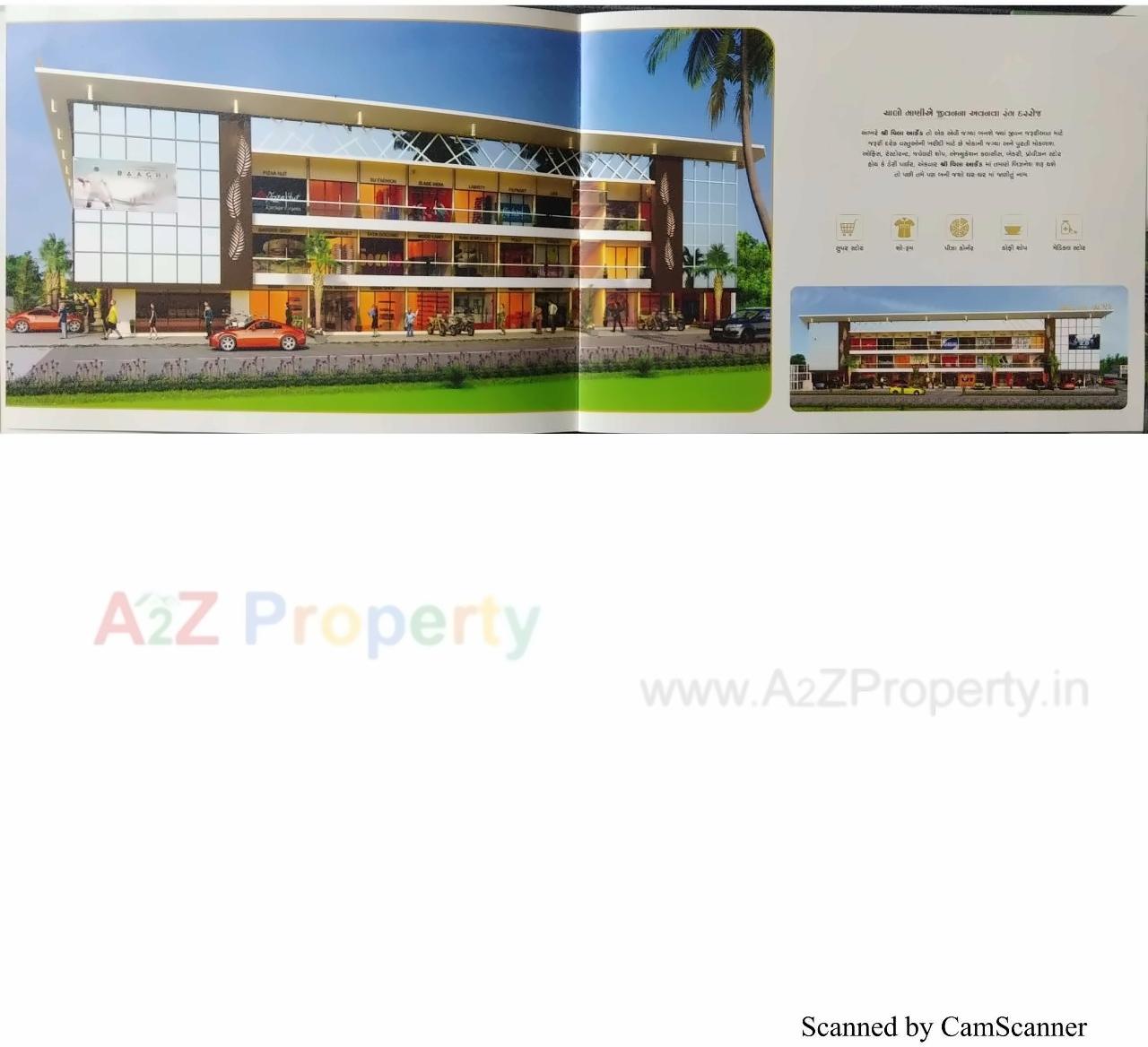 3D Elevation of real estate project Shree Villa Arcade located at Vallbhipur, Bhavnagar, Gujarat