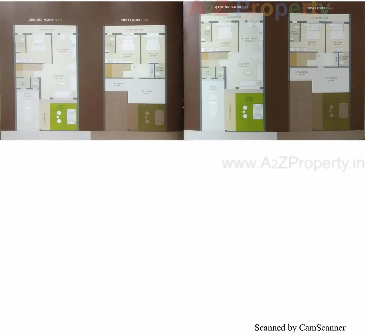 Layout of real estate project Shree Villa Arcade located at Vallbhipur, Bhavnagar, Gujarat