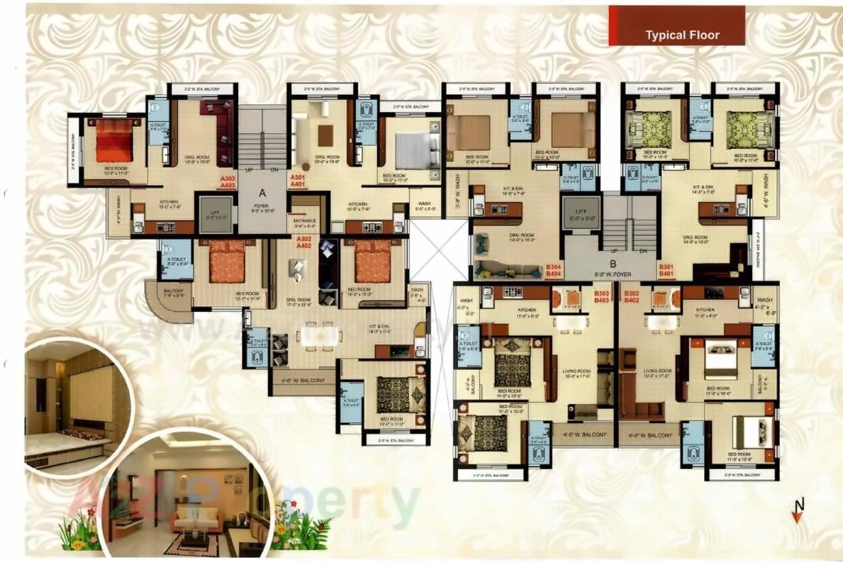 Layout of real estate project Shreeya Arcade located at Sidsar, Bhavnagar, Gujarat
