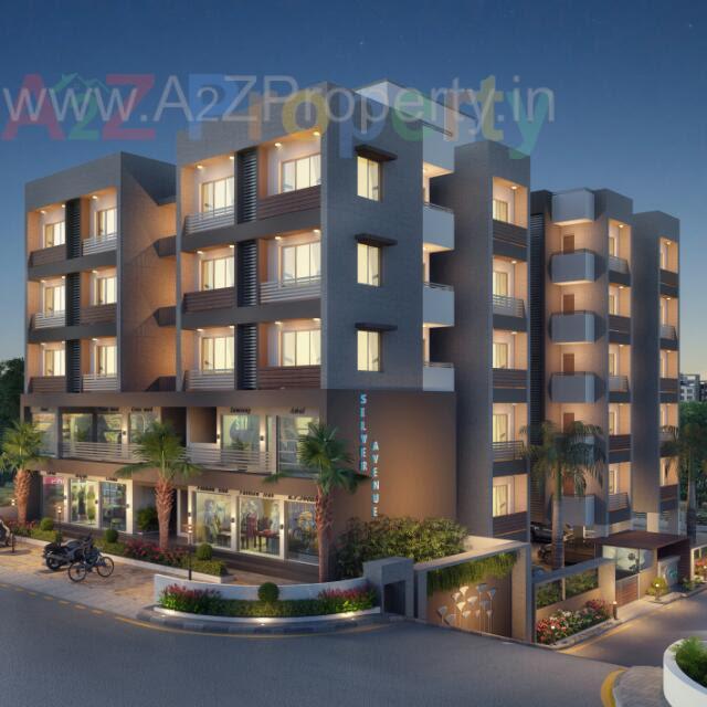 3D Elevation of real estate project Silver Avenue located at Tarsamiya, Bhavnagar, Gujarat