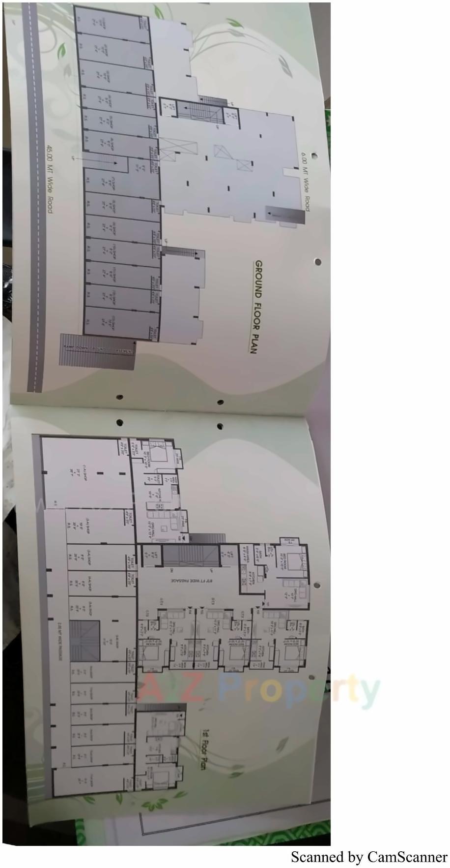 Layout of real estate project Silver Sky located at Tarsamiya, Bhavnagar, Gujarat