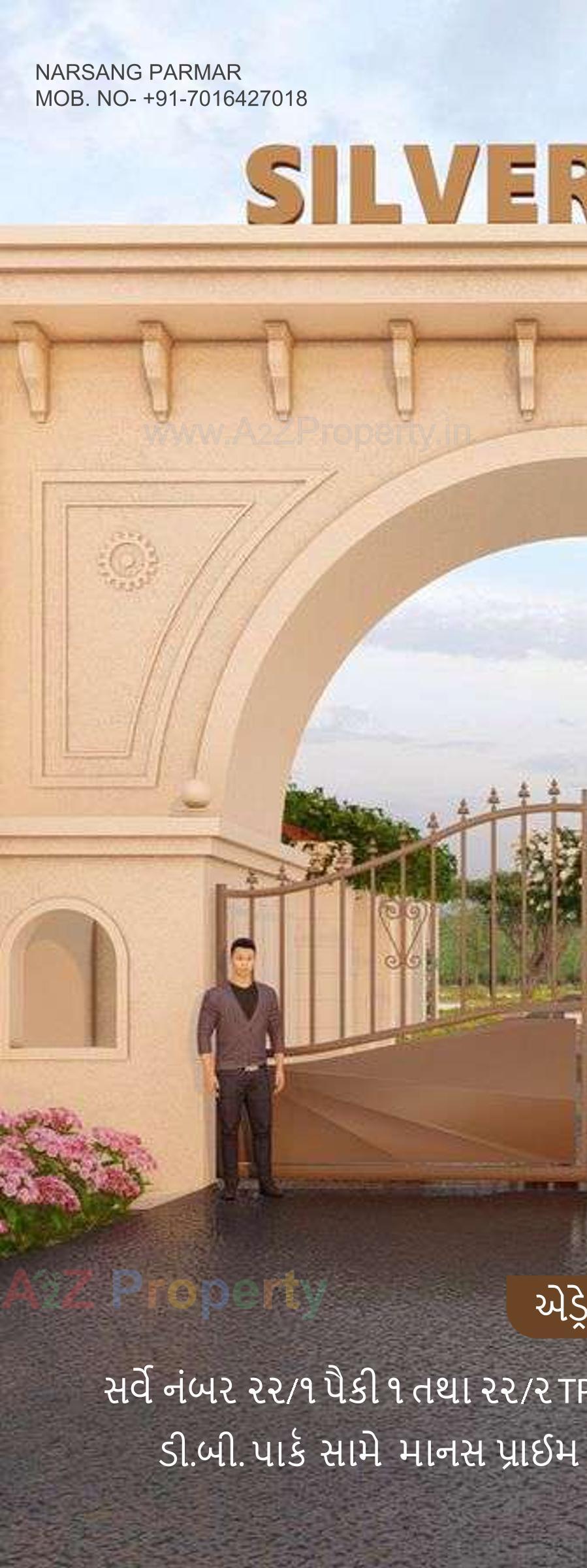 3D Elevation of real estate project Silver Villa located at Ruva, Bhavnagar, Gujarat