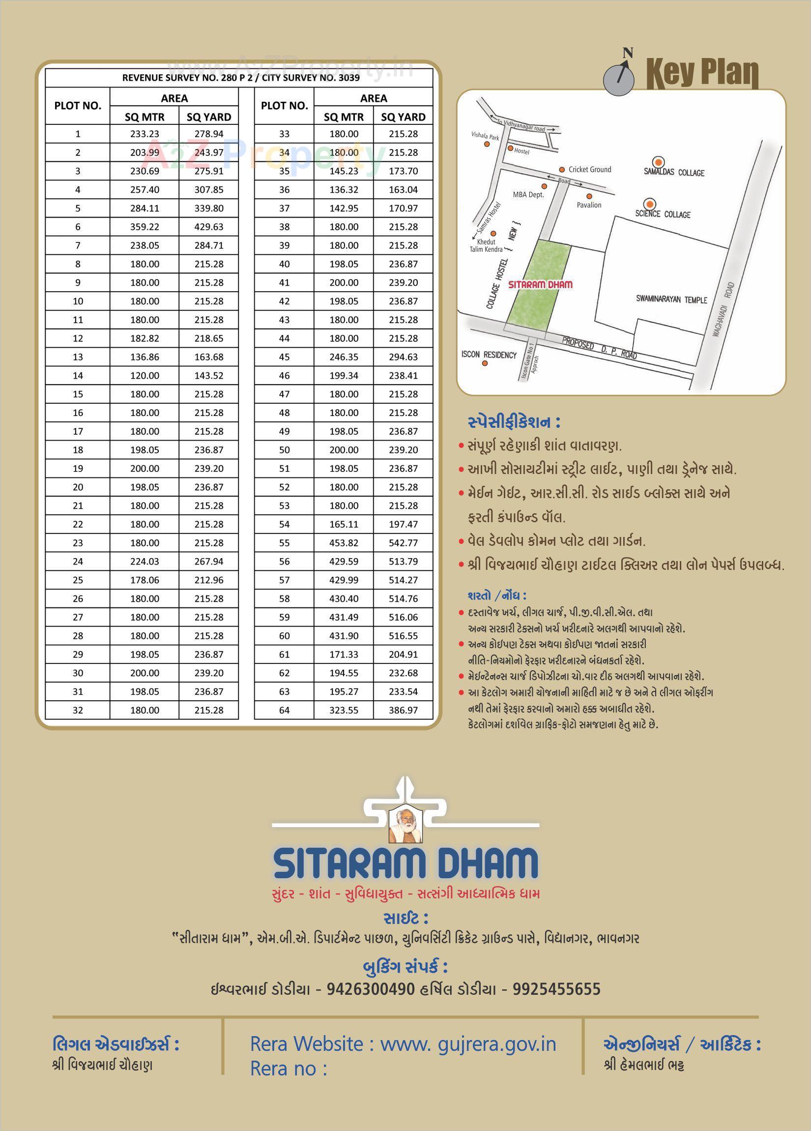  of real estate project Sitaram Dham located at Bhavnagar, Bhavnagar, Gujarat