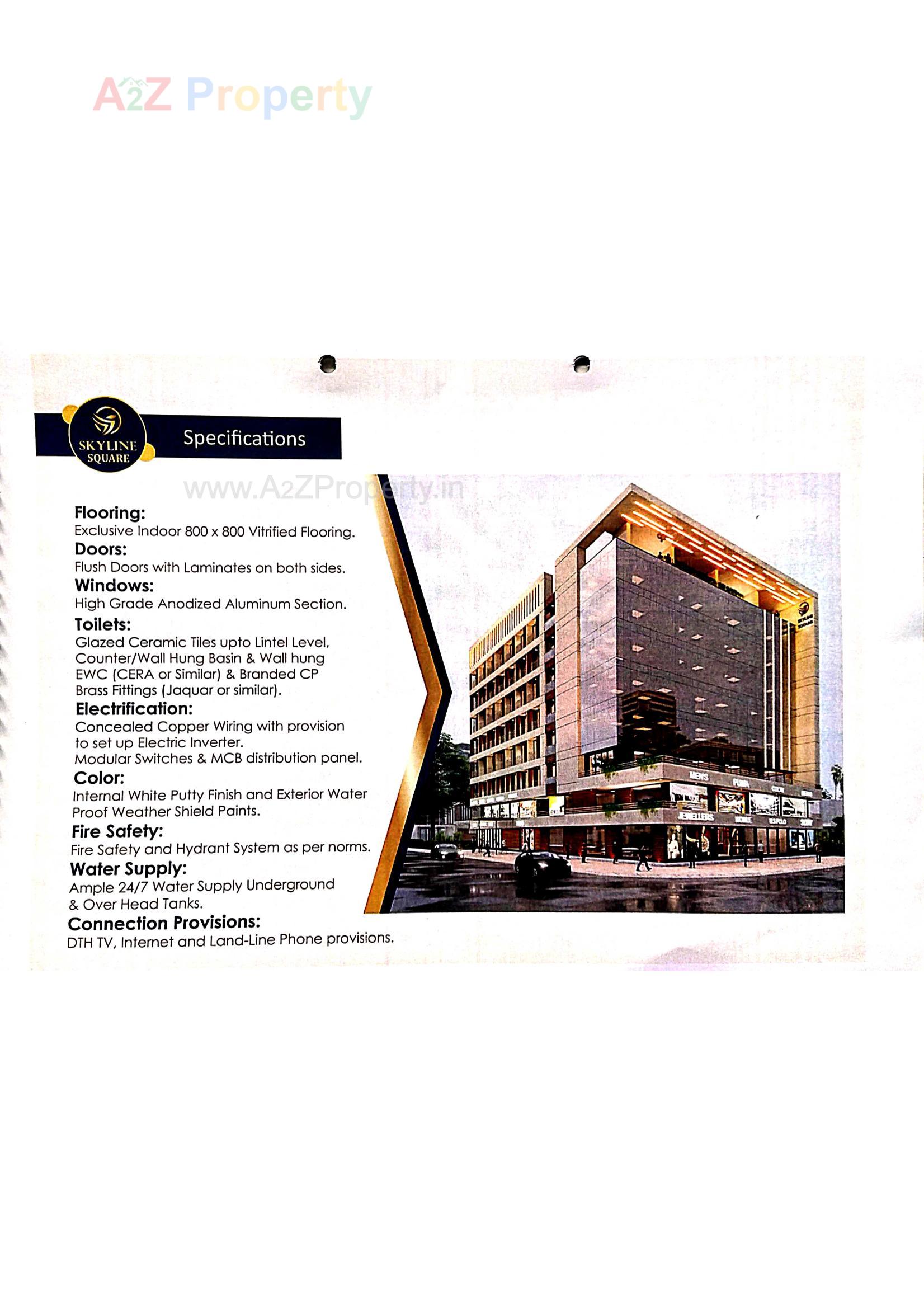  of real estate project Skyline Square located at Bhavnagar, Bhavnagar, Gujarat