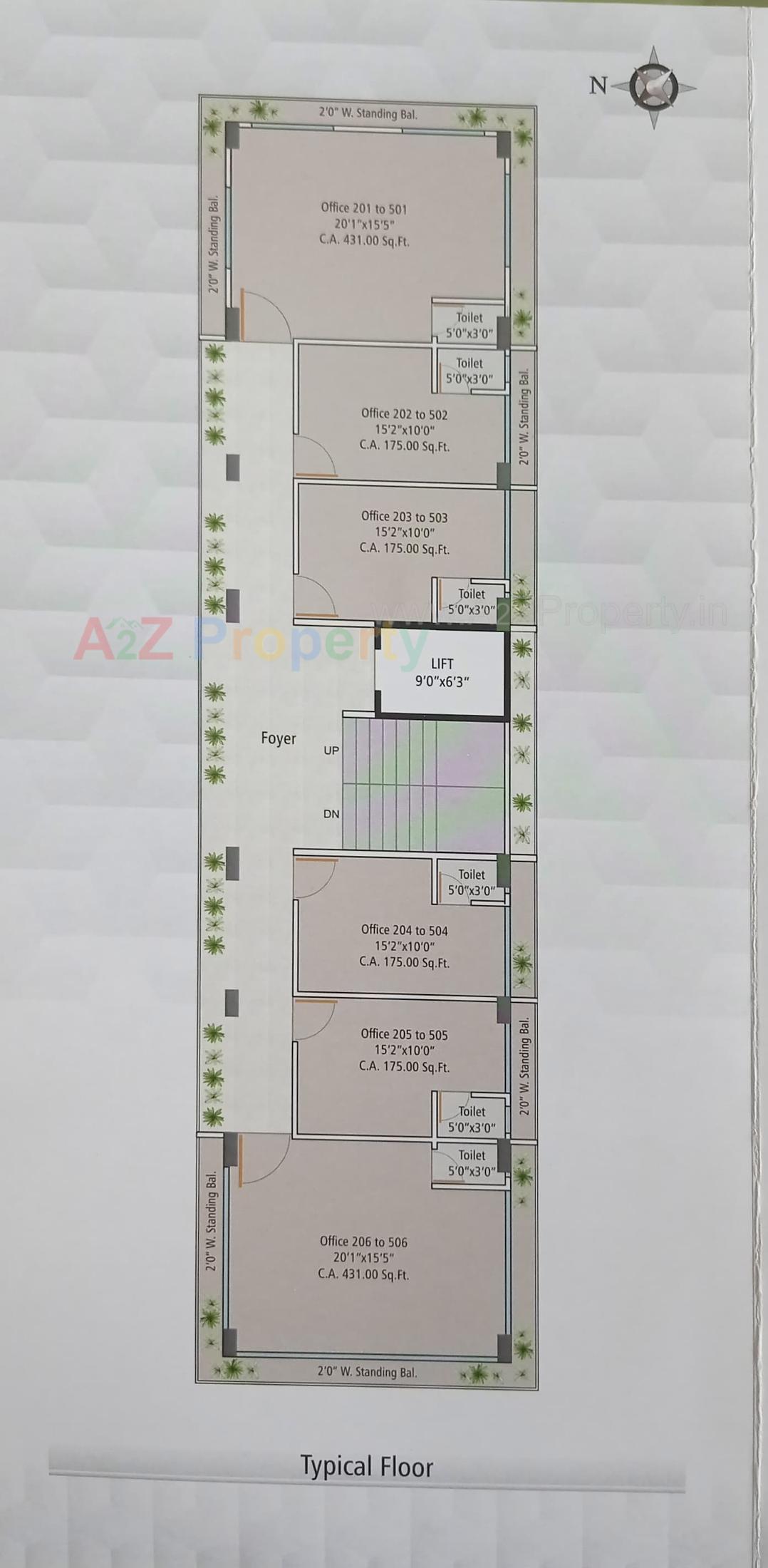 Layout of real estate project Sopan located at Bhavnagar, Bhavnagar, Gujarat