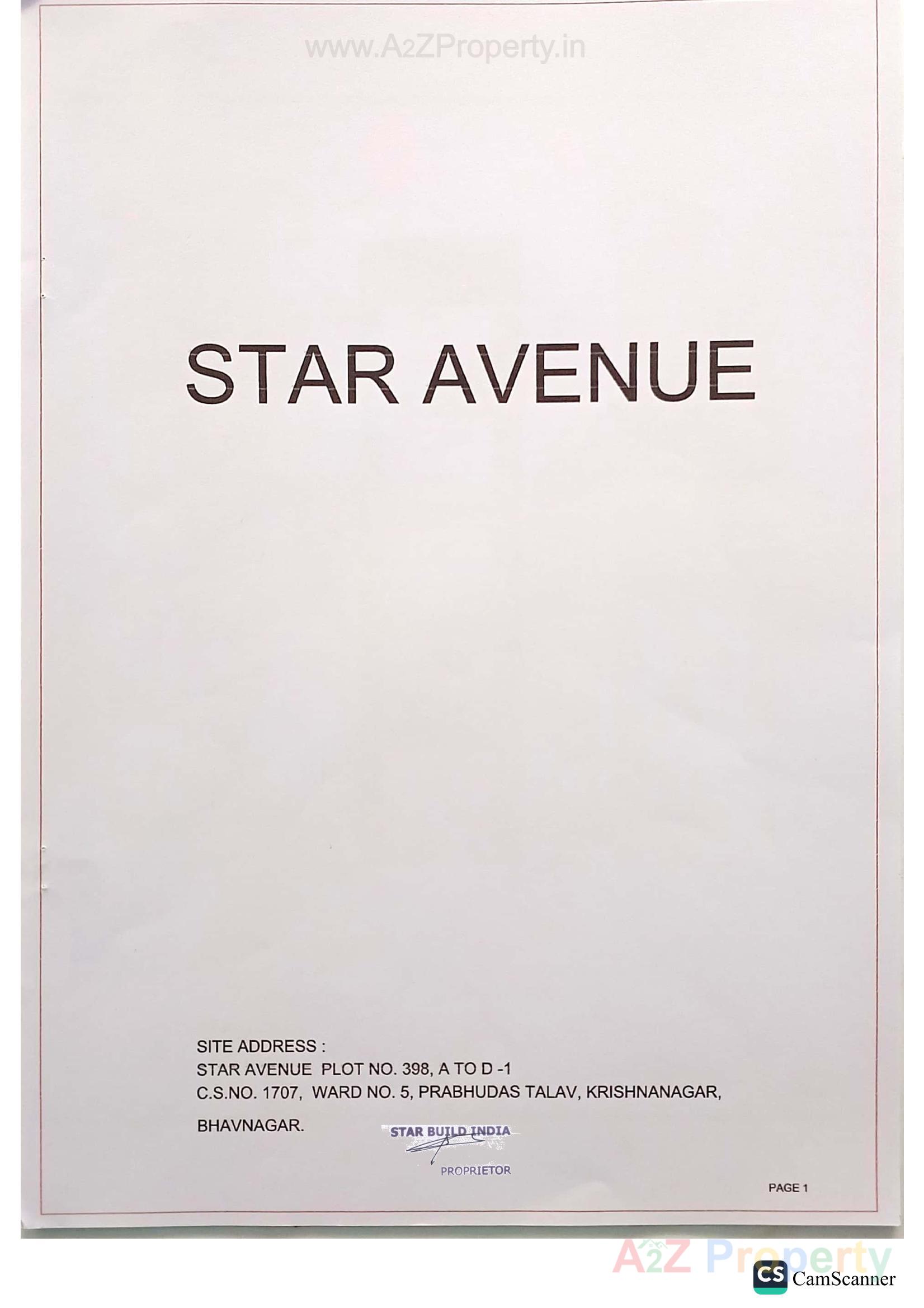  of real estate project Star Avenue located at Bhavnagar, Bhavnagar, Gujarat