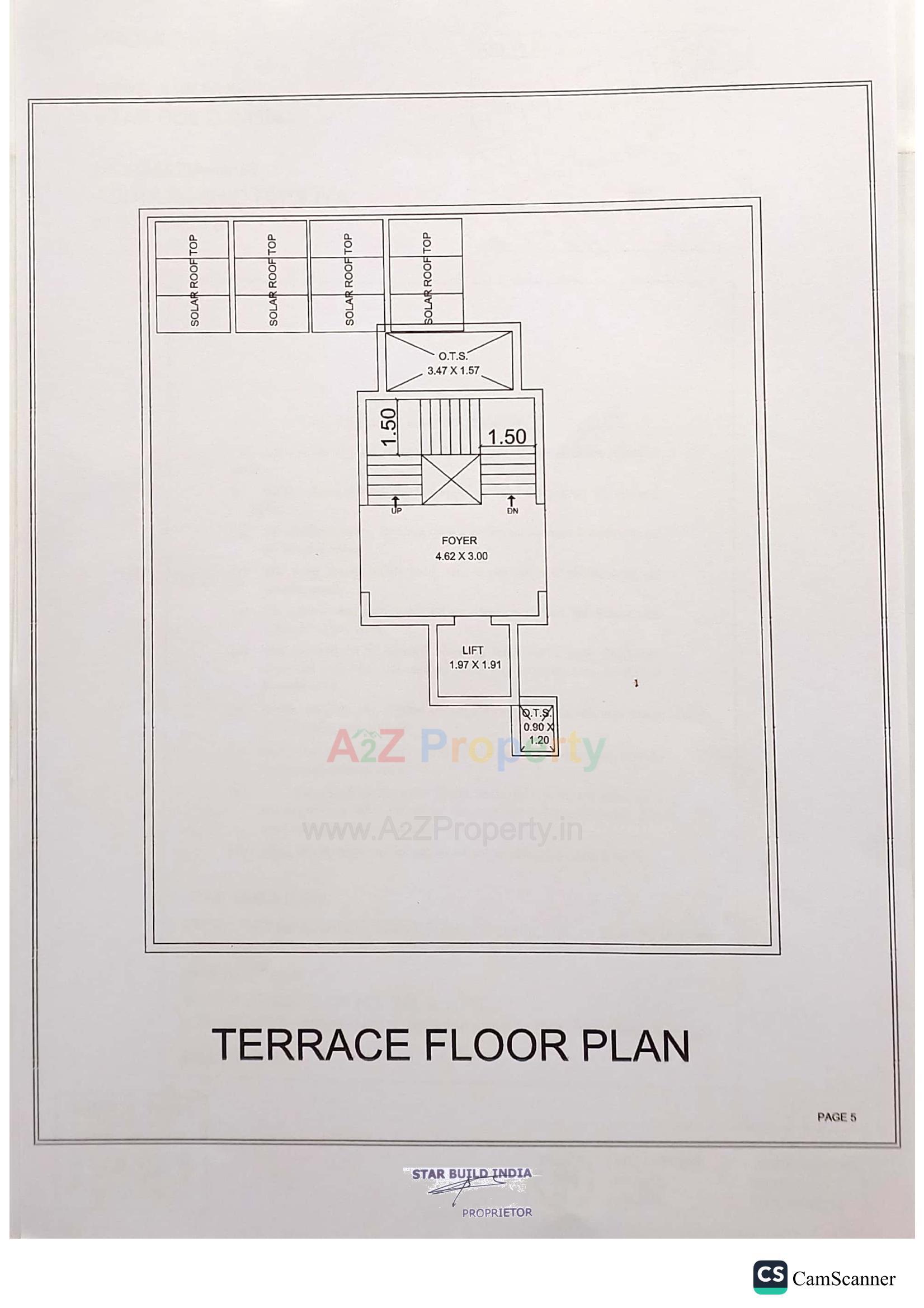 Layout of real estate project Star Avenue located at Bhavnagar, Bhavnagar, Gujarat