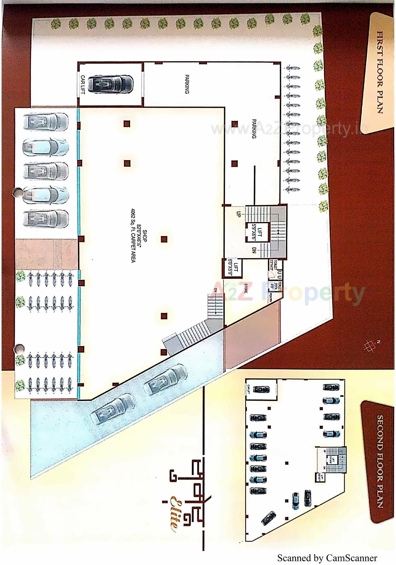 Layout of real estate project Sumeru Elite located at Bhavnagar, Bhavnagar, Gujarat