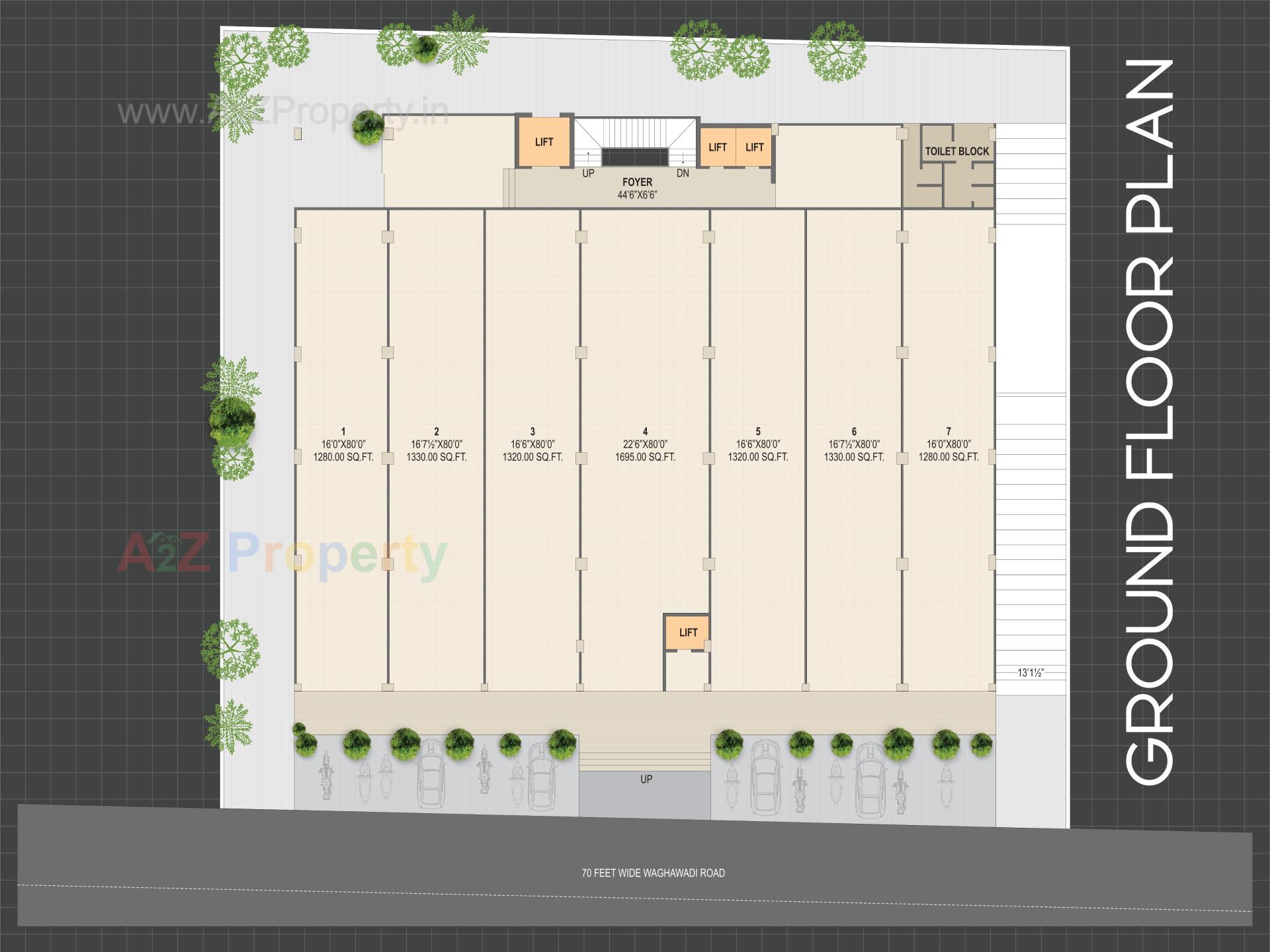 Layout of real estate project Sumeru Prime located at Bhavnagar, Bhavnagar, Gujarat