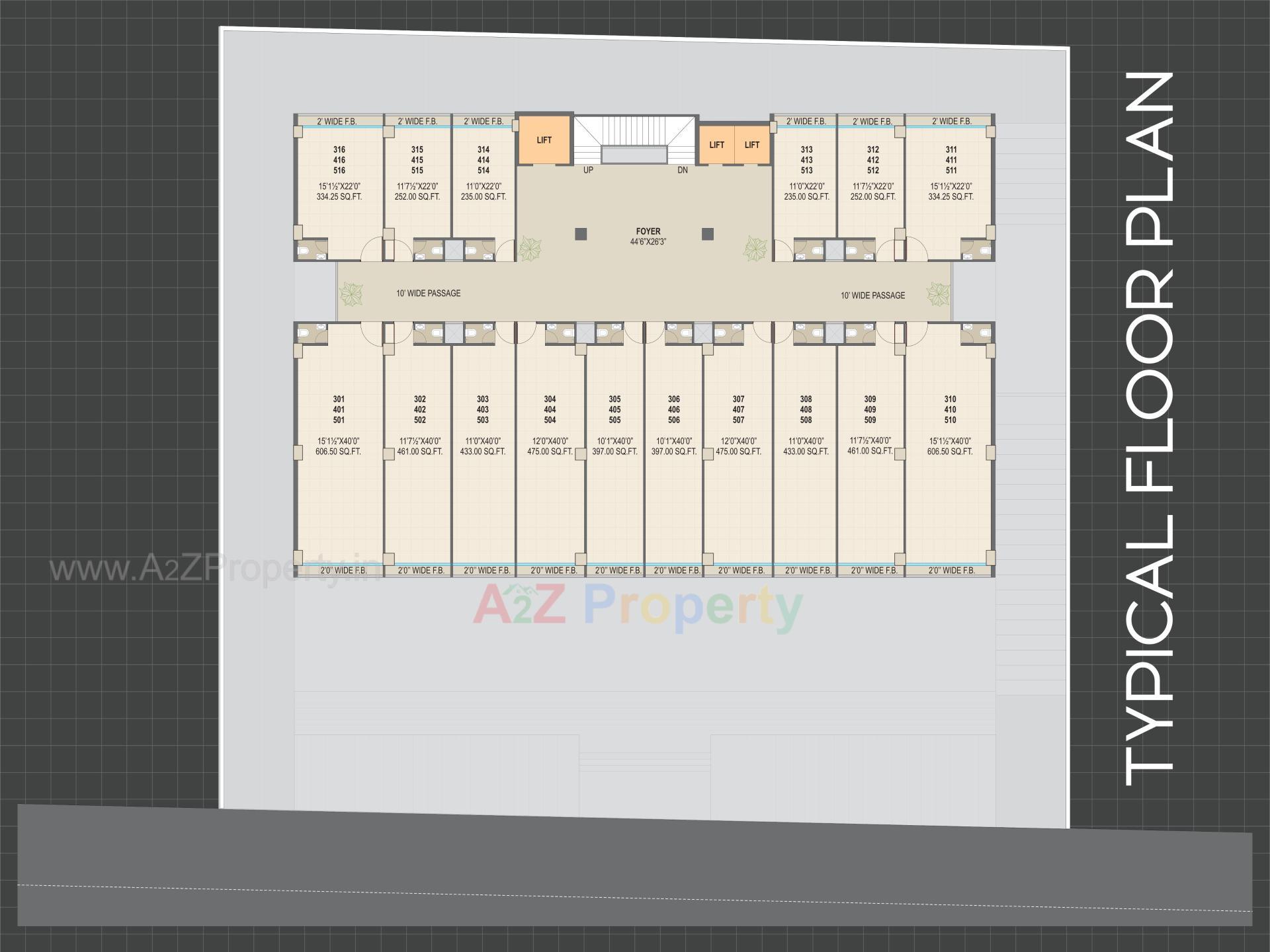 Layout of real estate project Sumeru Prime located at Bhavnagar, Bhavnagar, Gujarat