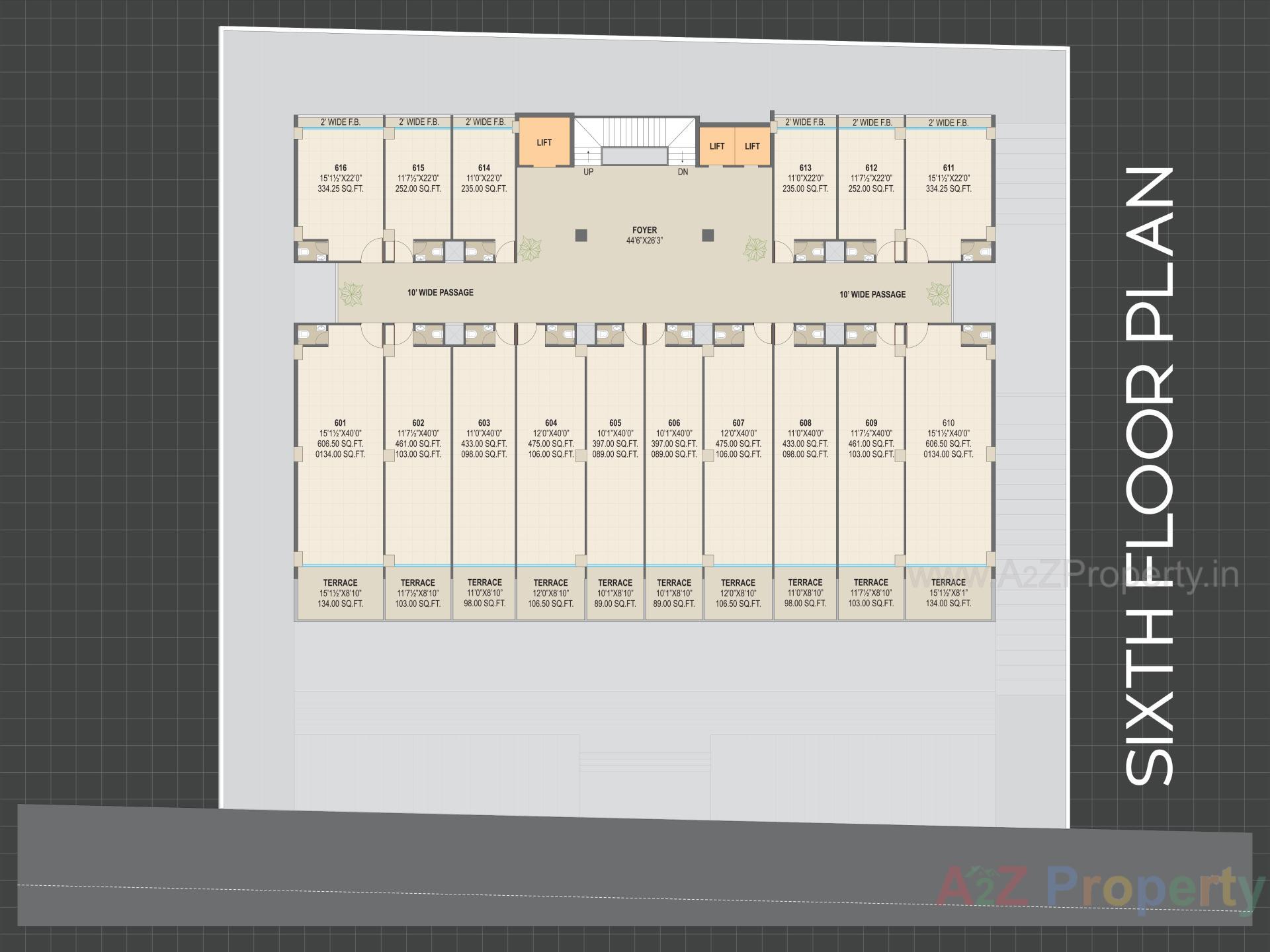 Layout of real estate project Sumeru Prime located at Bhavnagar, Bhavnagar, Gujarat