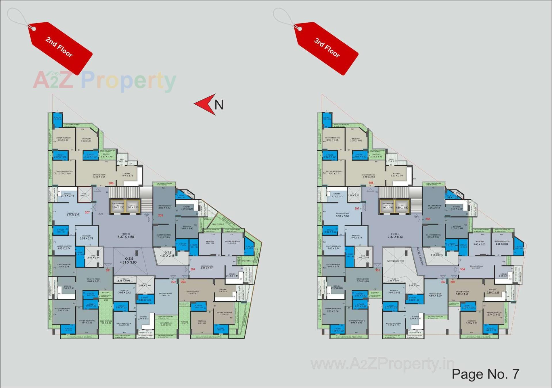 Layout of real estate project Suvarnabhumi Heights located at Bhavnagar, Bhavnagar, Gujarat