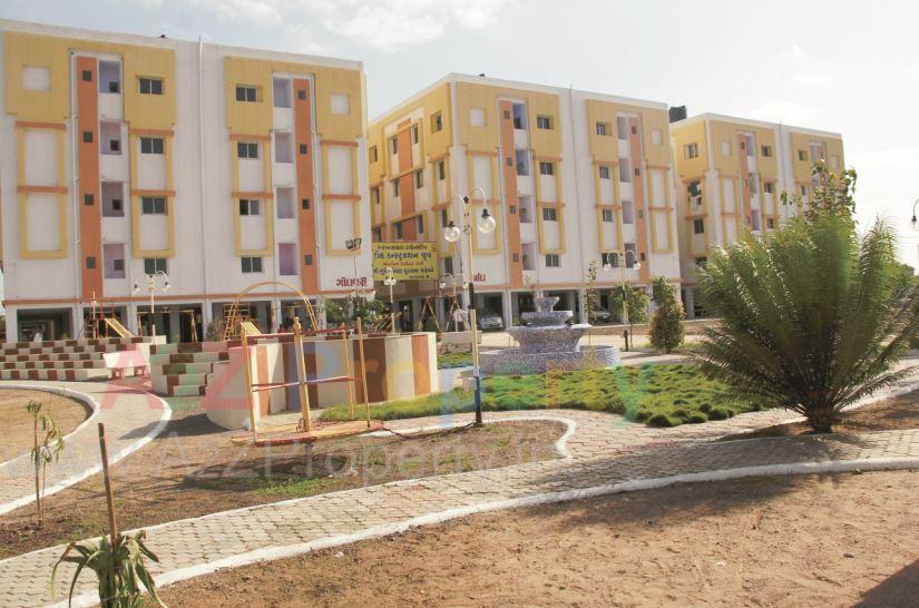 3D Elevation of real estate project Swapna Sakar located at Fulsar, Bhavnagar, Gujarat