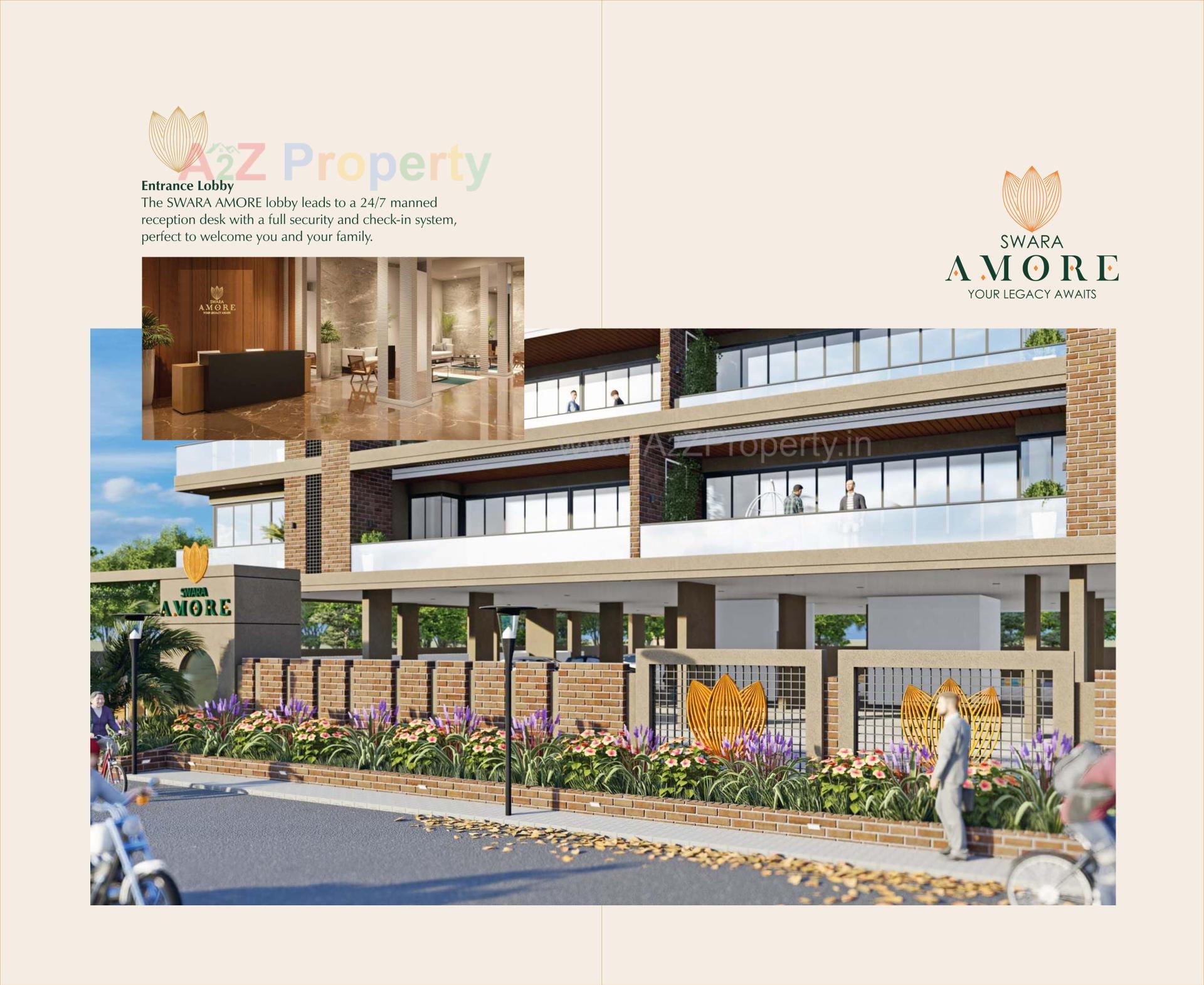 3D Elevation of real estate project Swara Amore located at Takhteshwar, Bhavnagar, Gujarat