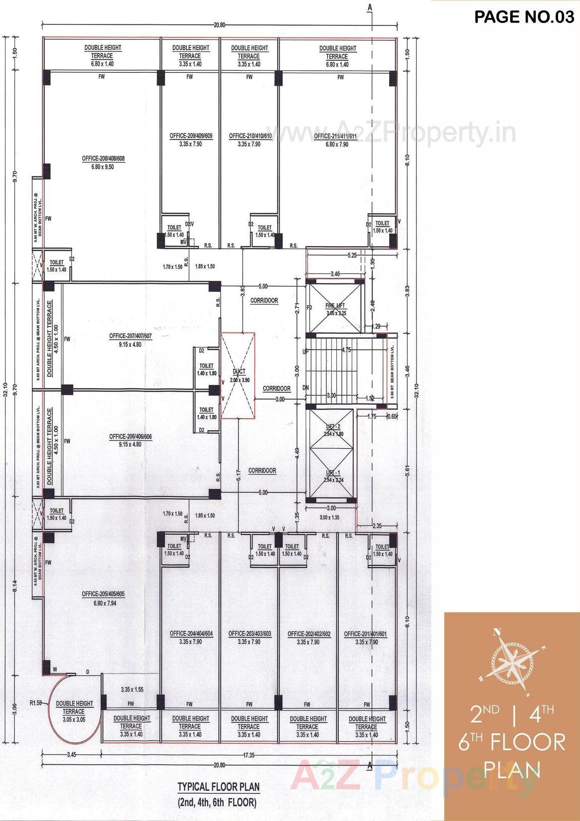 Layout of real estate project Swara Beyond located at Krishnanagar, Bhavnagar, Gujarat