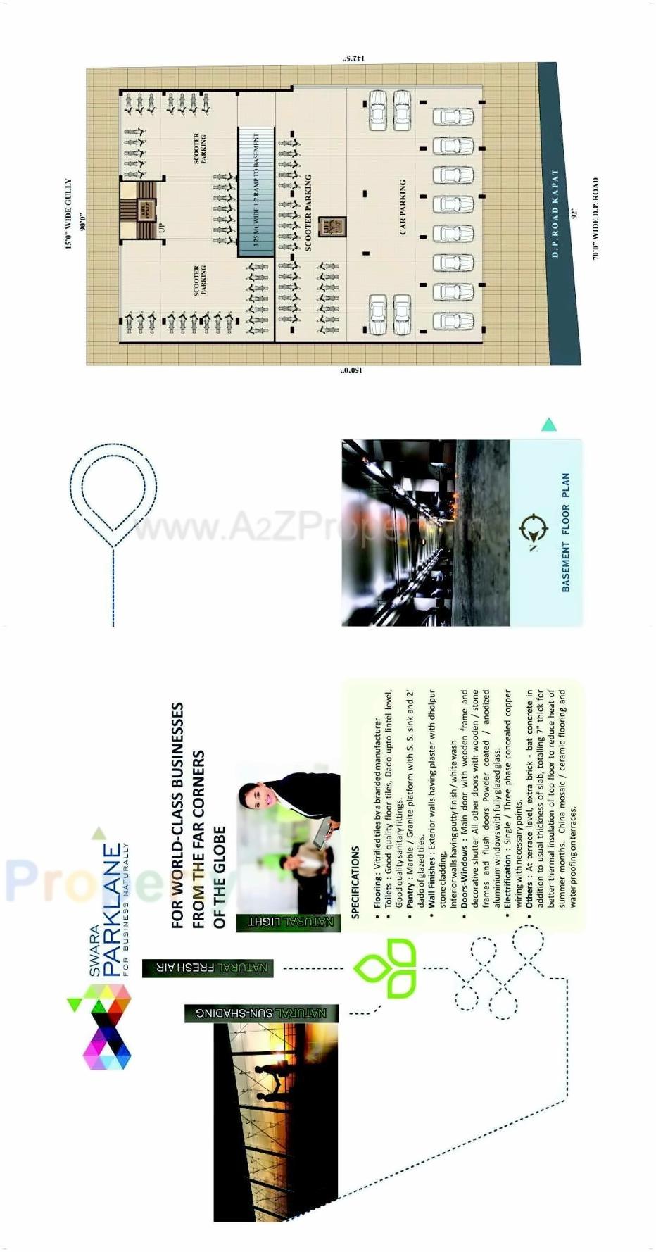 Layout of real estate project Swara Parklane located at Bhavnagar, Bhavnagar, Gujarat