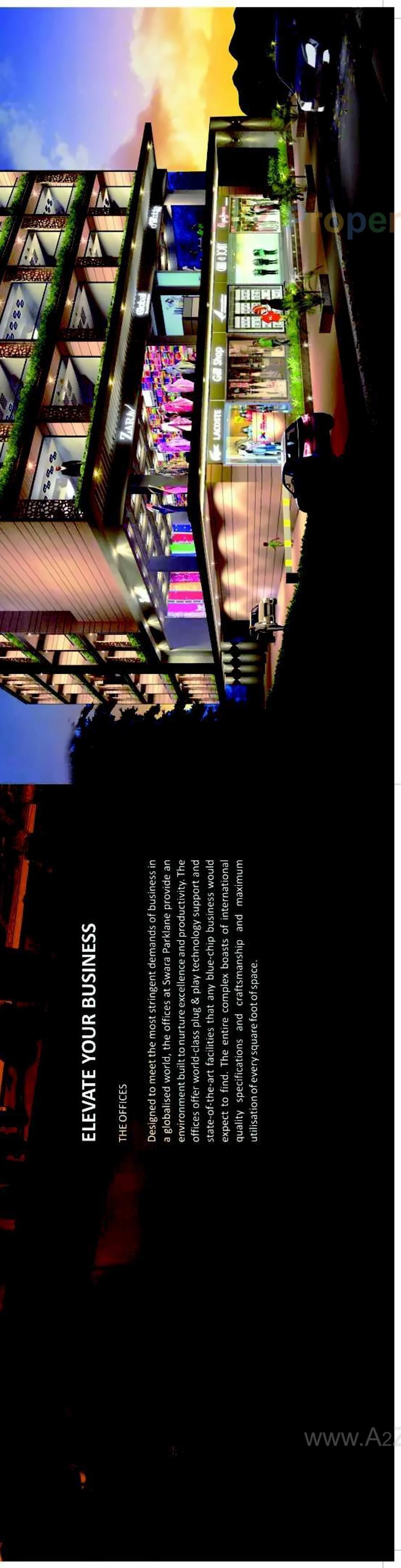 3D Elevation of real estate project Swara Parklane located at Bhavnagar, Bhavnagar, Gujarat