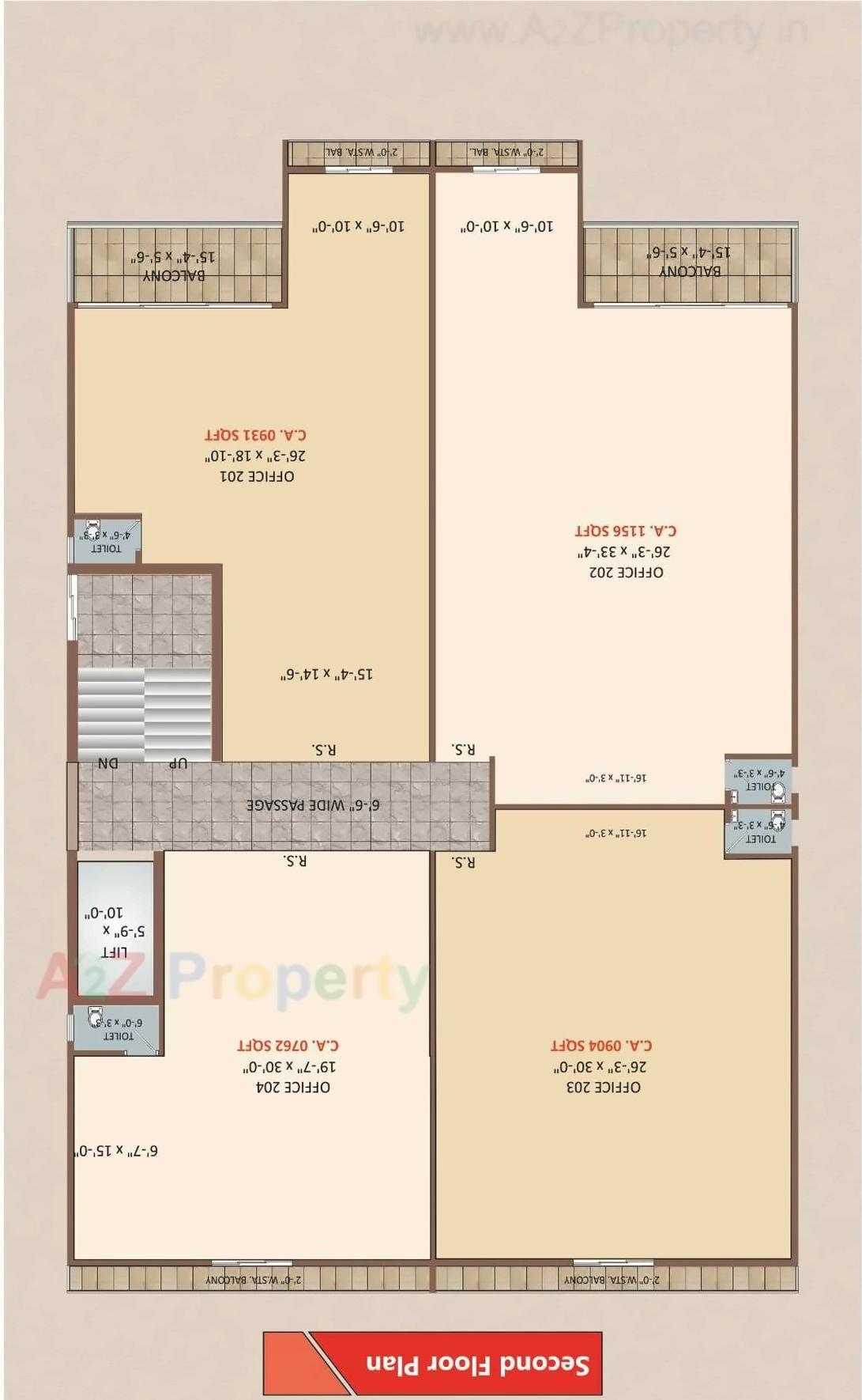Layout of real estate project Swastik Square located at Bhavnagar, Bhavnagar, Gujarat