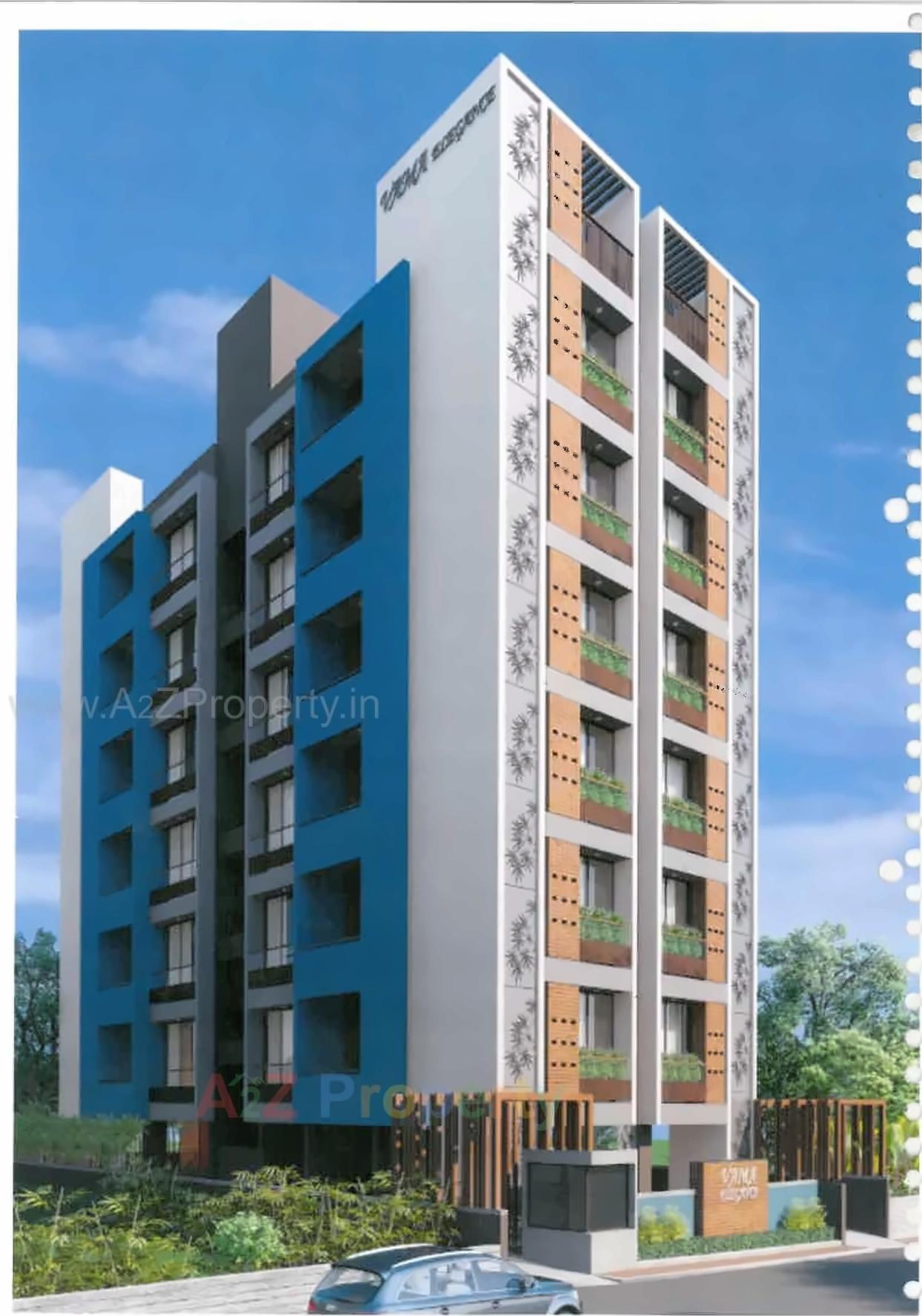 3D Elevation of real estate project Vama Elegance located at Bhavnagar, Bhavnagar, Gujarat