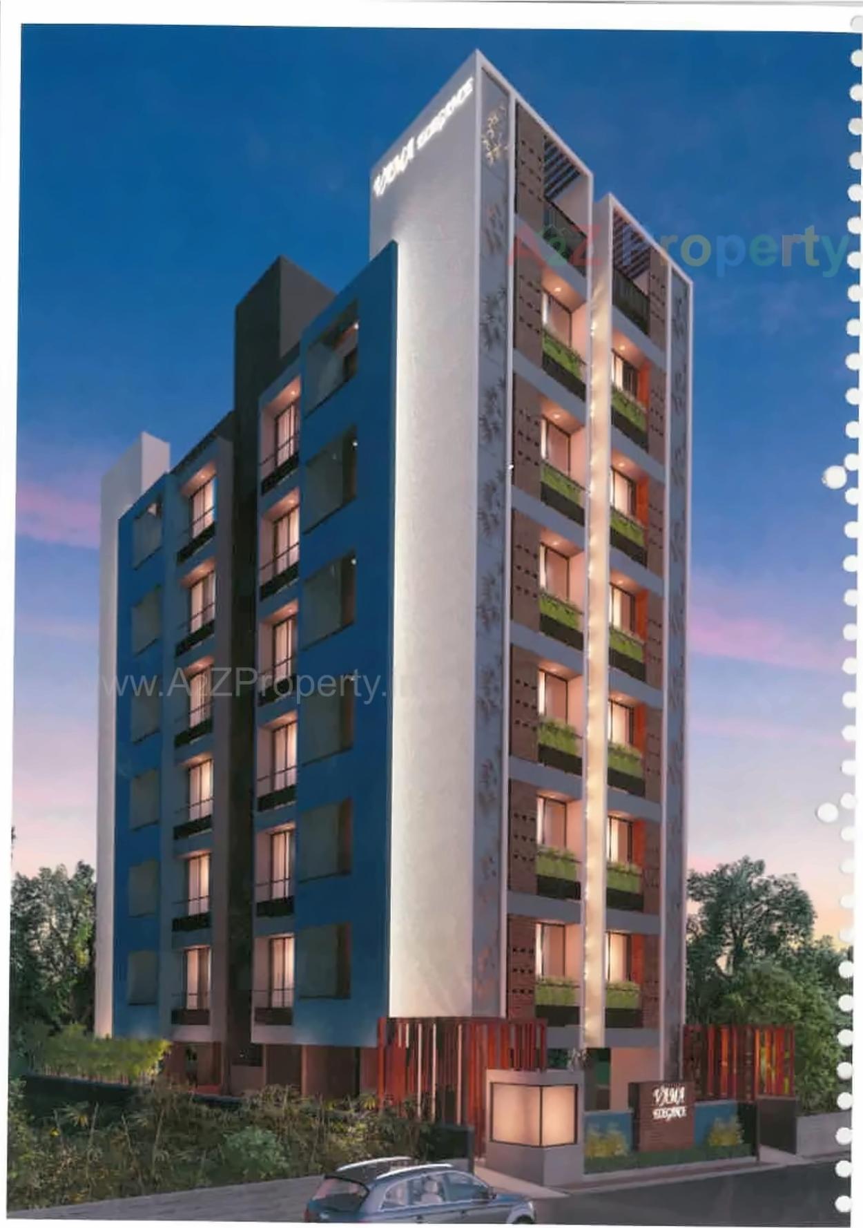3D Elevation of real estate project Vama Elegance located at Bhavnagar, Bhavnagar, Gujarat