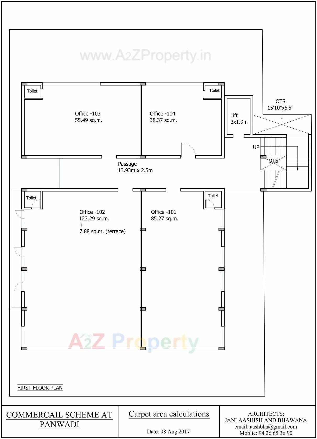 Layout of real estate project Vardhman Enclave located at Bhavnagar, Bhavnagar, Gujarat