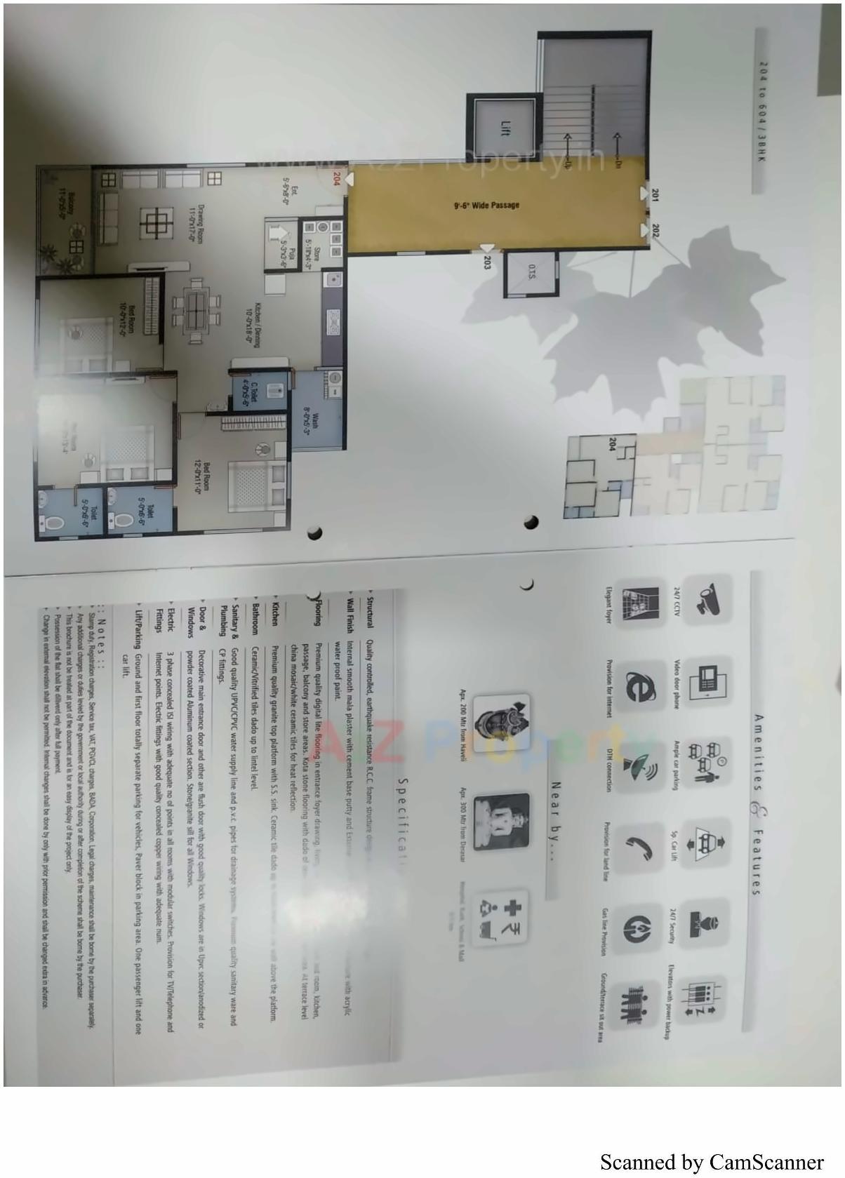 Layout of real estate project Vastu 20 located at Bhavnagar, Bhavnagar, Gujarat