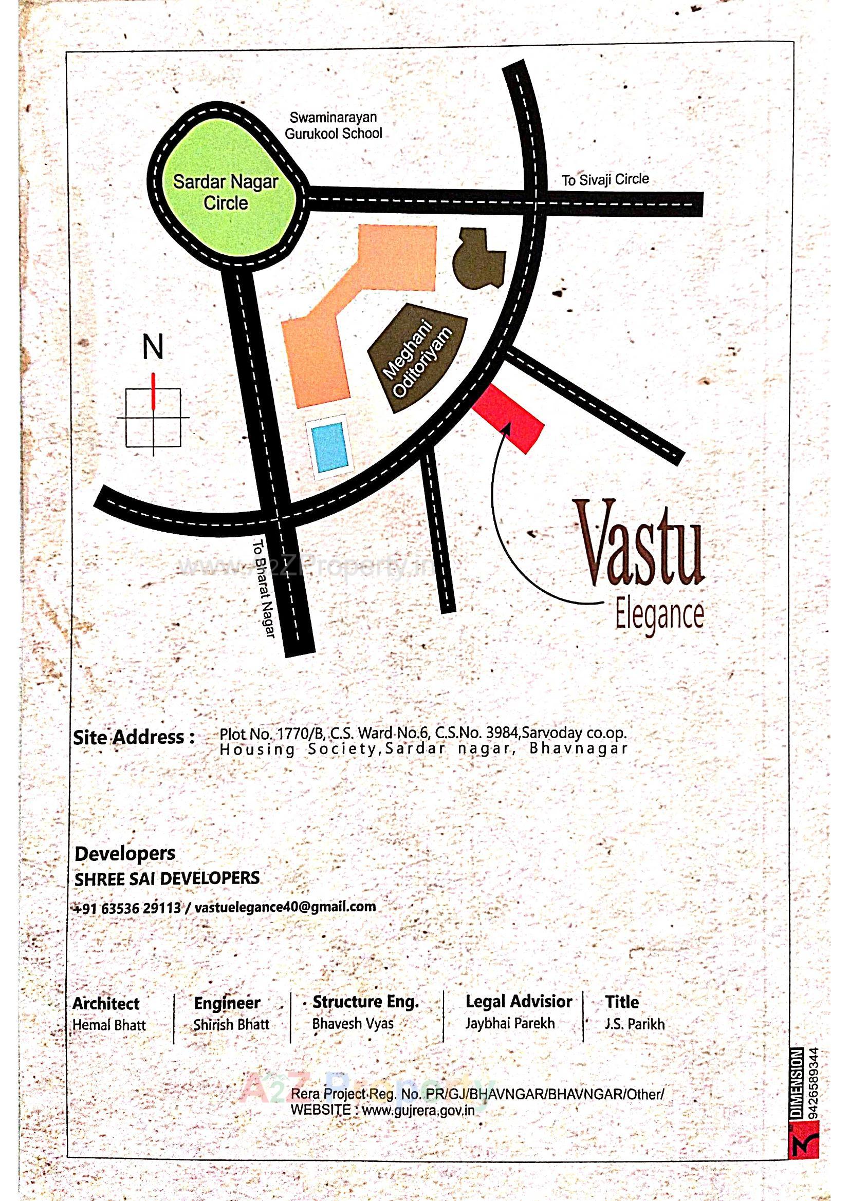 of real estate project Vastu Elegance located at Bhavnagar, Bhavnagar, Gujarat