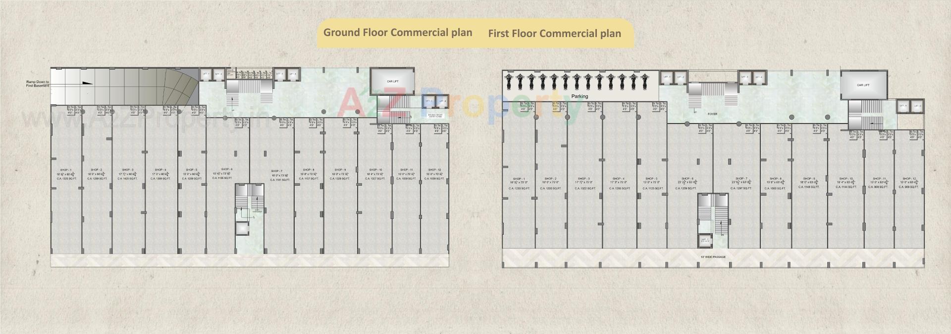 Layout of real estate project Victoria Bliss located at Juna-vadva, Bhavnagar, Gujarat