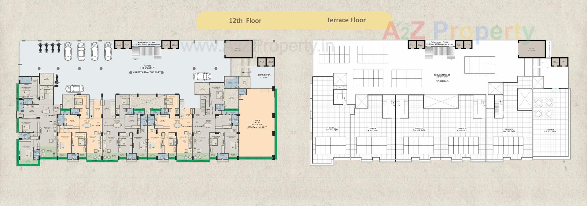 Layout of real estate project Victoria Bliss located at Juna-vadva, Bhavnagar, Gujarat