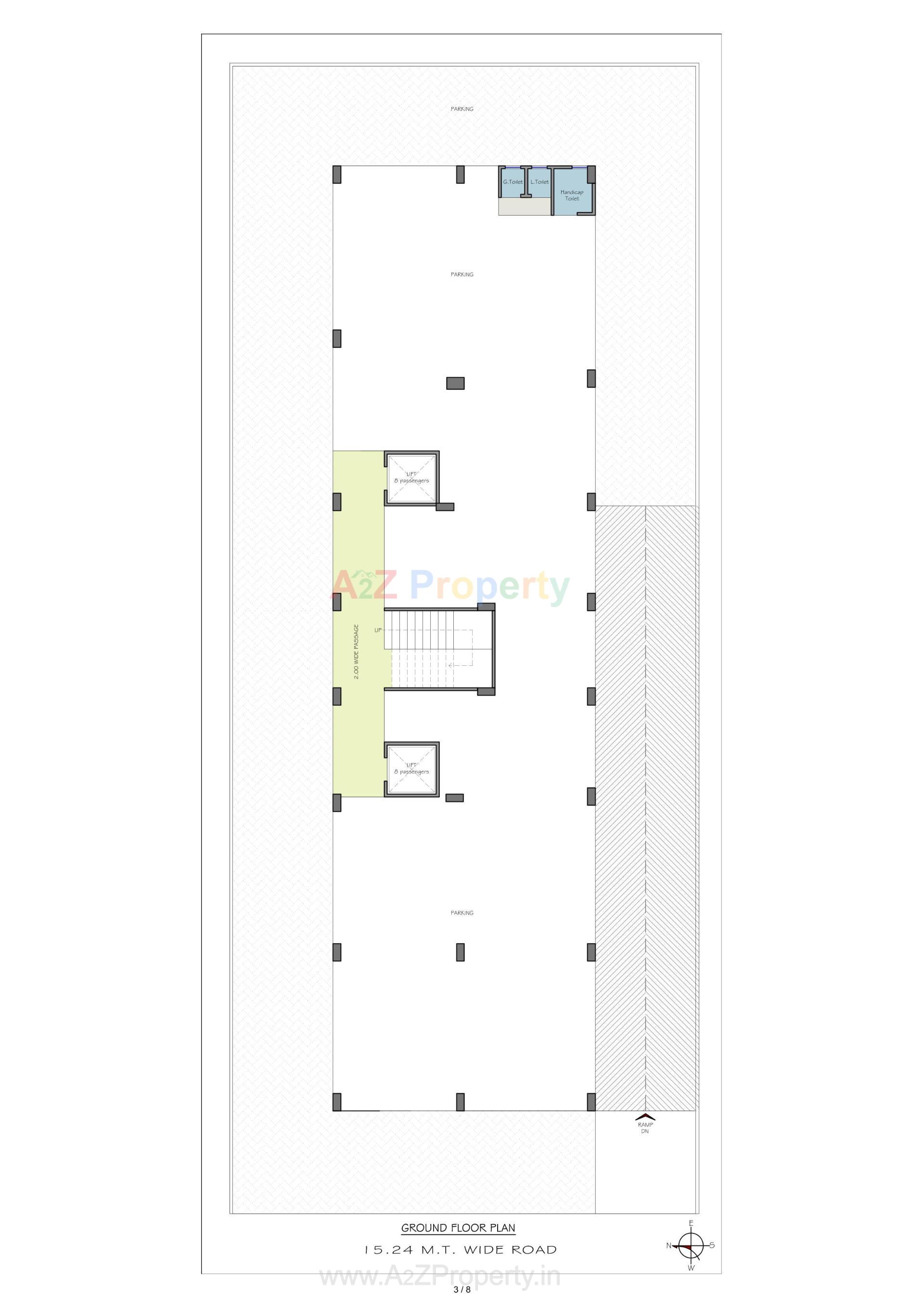 Layout of real estate project Victoria Corporate located at Bhavnagar, Bhavnagar, Gujarat