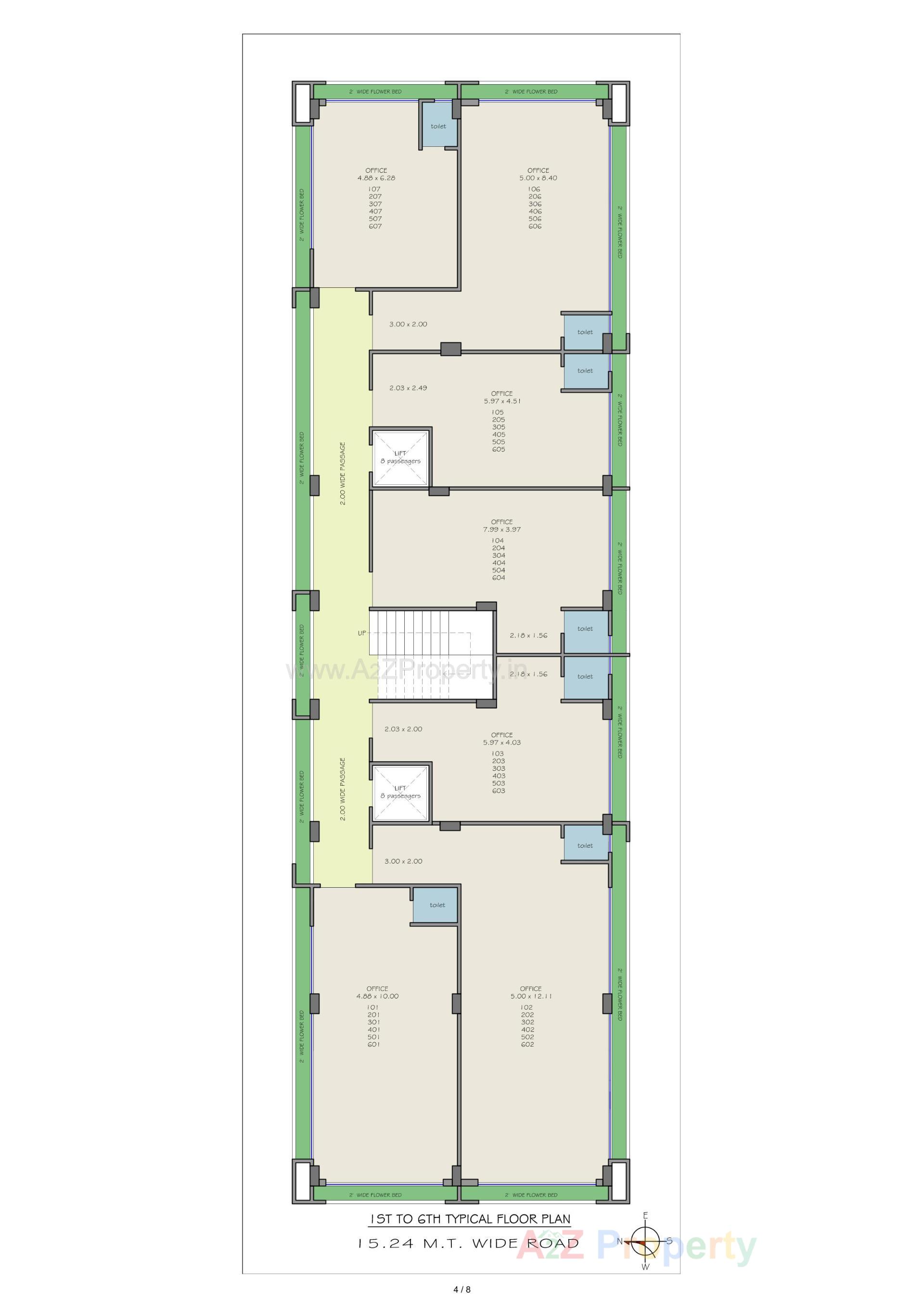 Layout of real estate project Victoria Corporate located at Bhavnagar, Bhavnagar, Gujarat
