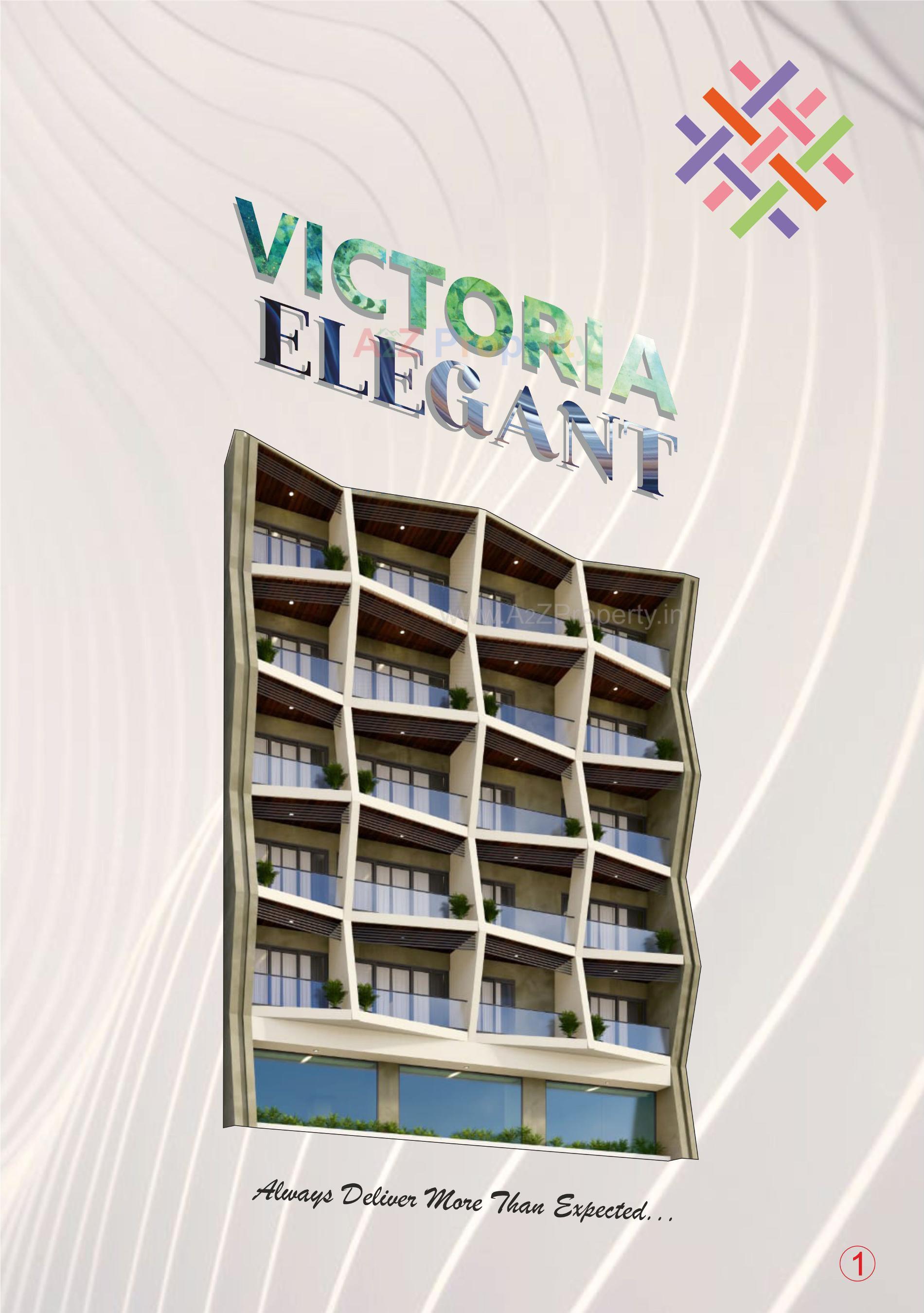 3D Elevation of real estate project Victoria Elegant located at Vadava, Bhavnagar, Gujarat