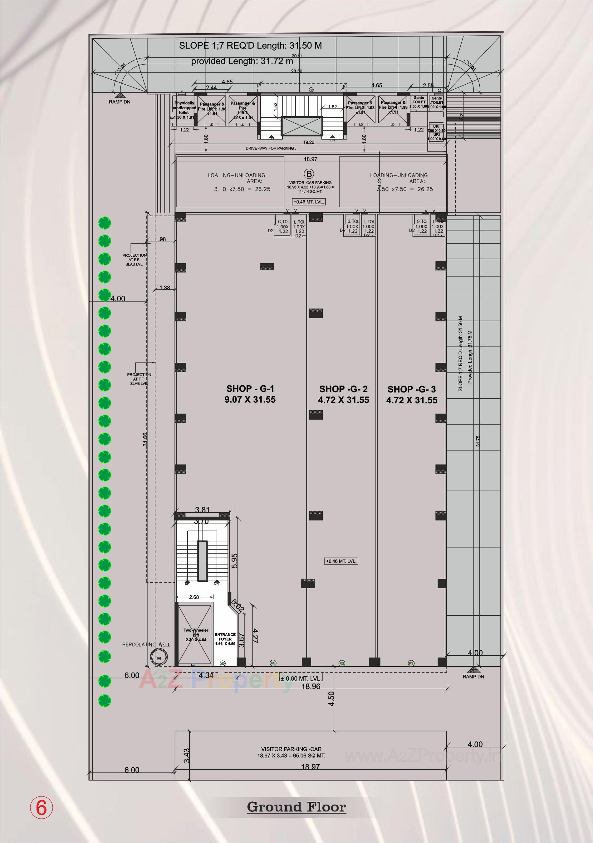 Layout of real estate project Victoria Elegant located at Vadava, Bhavnagar, Gujarat
