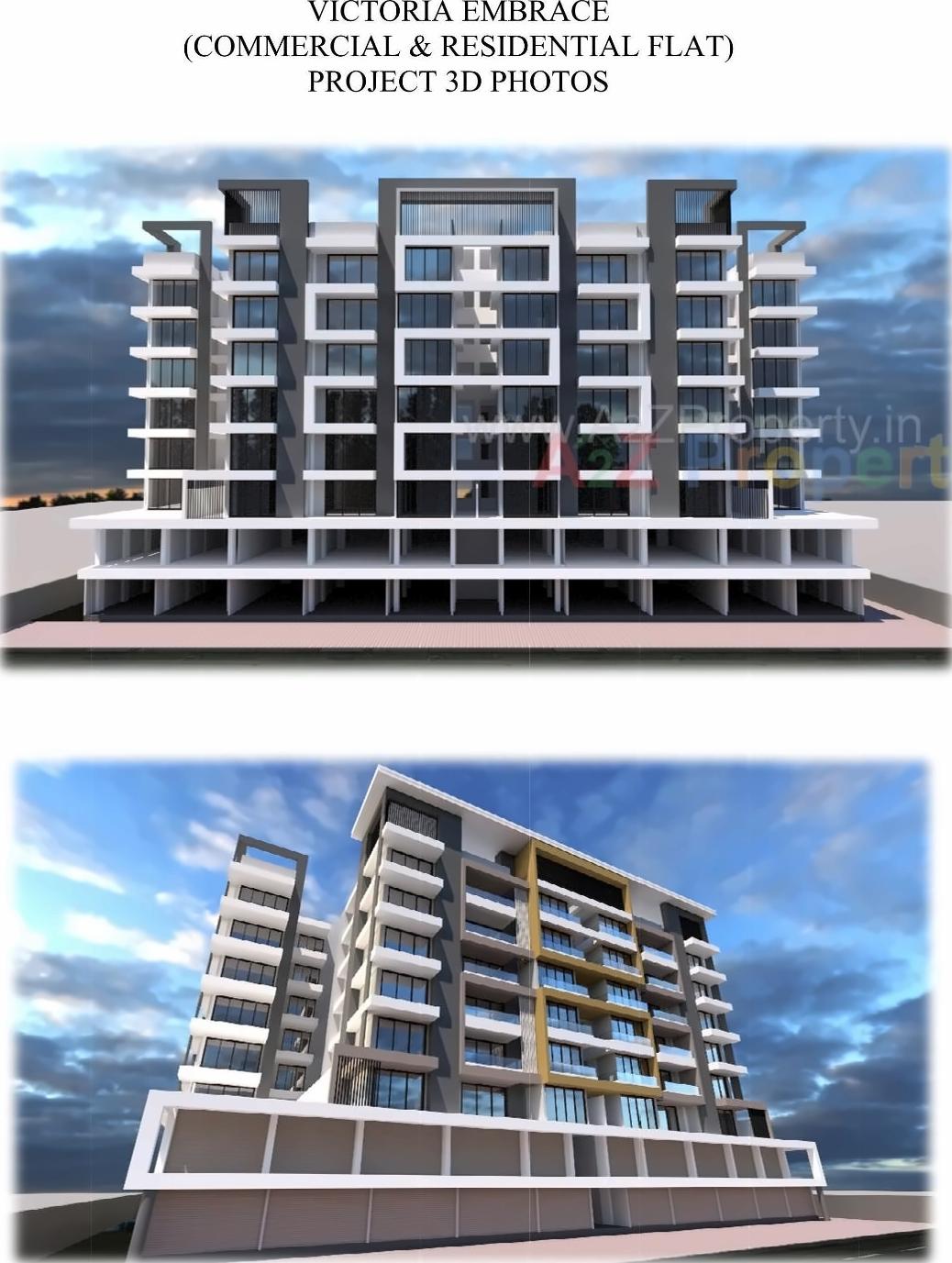 3D Elevation of real estate project Victoria Embrace located at Bhavnagar, Bhavnagar, Gujarat