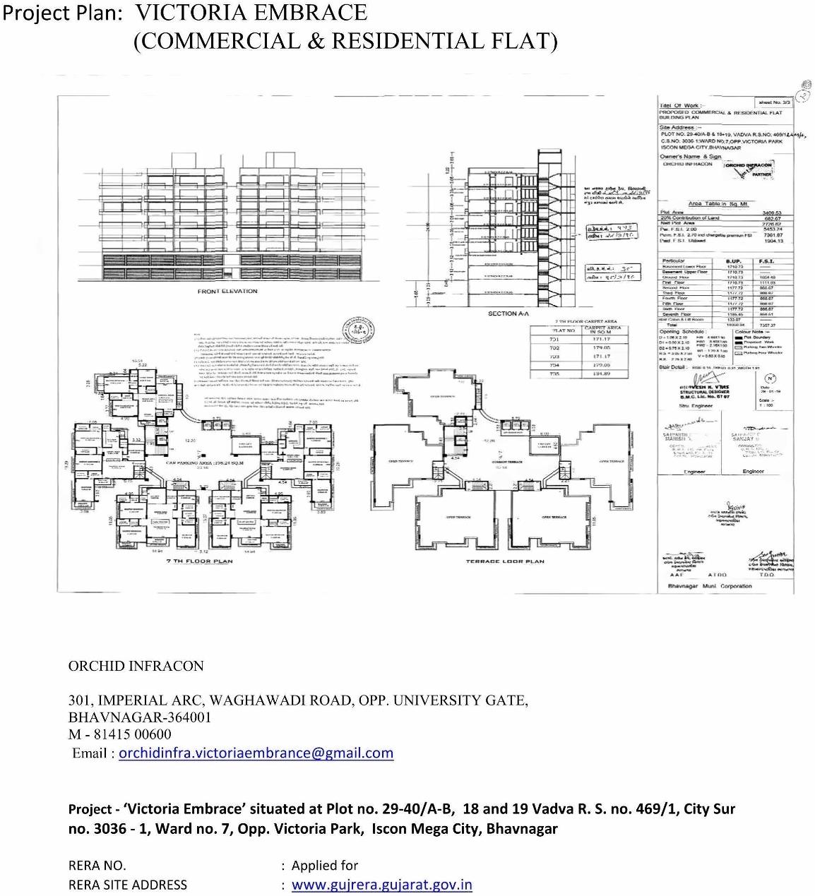  of real estate project Victoria Embrace located at Bhavnagar, Bhavnagar, Gujarat