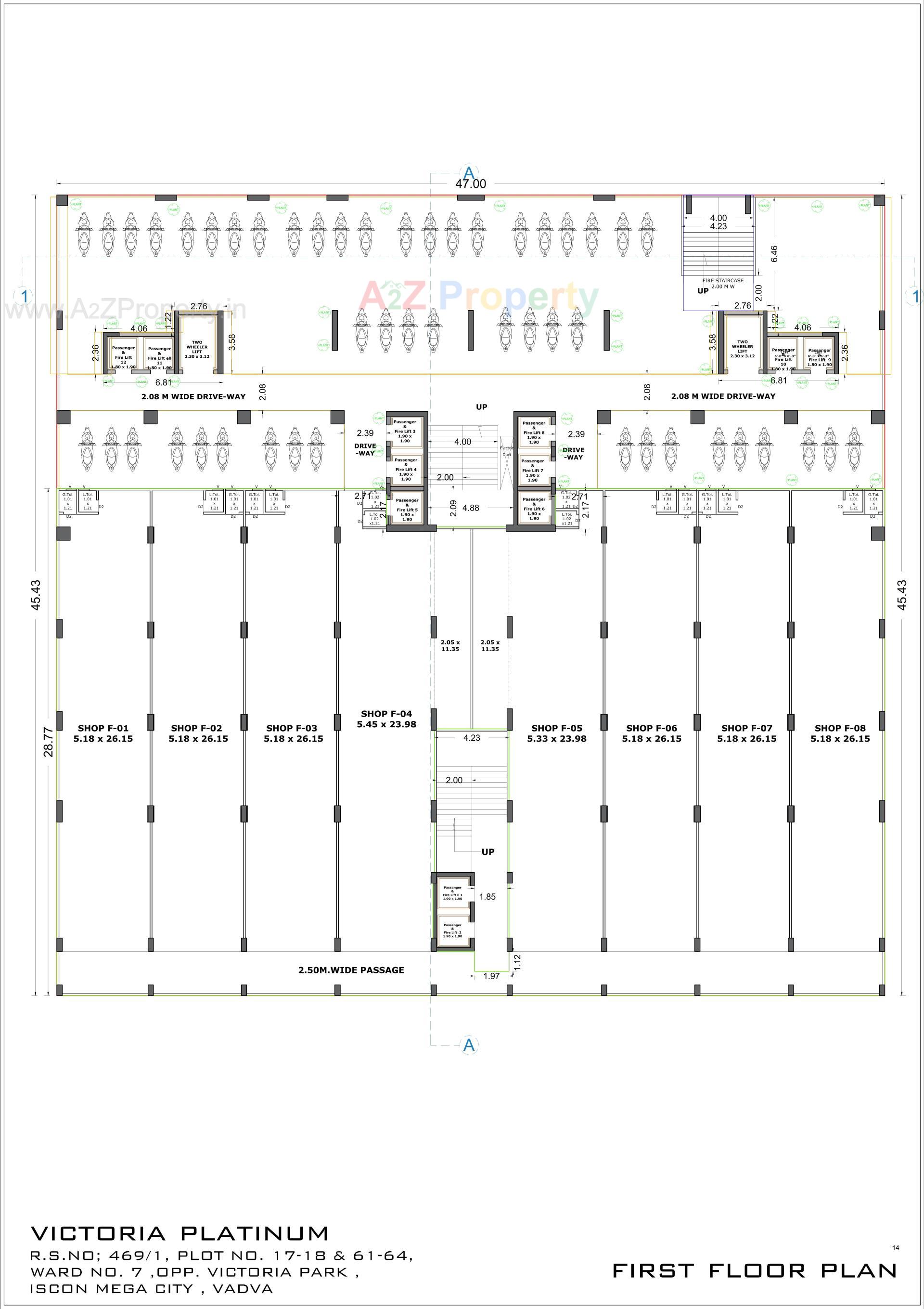 Layout of real estate project Victoria Platinum located at Bhavnagar, Bhavnagar, Gujarat