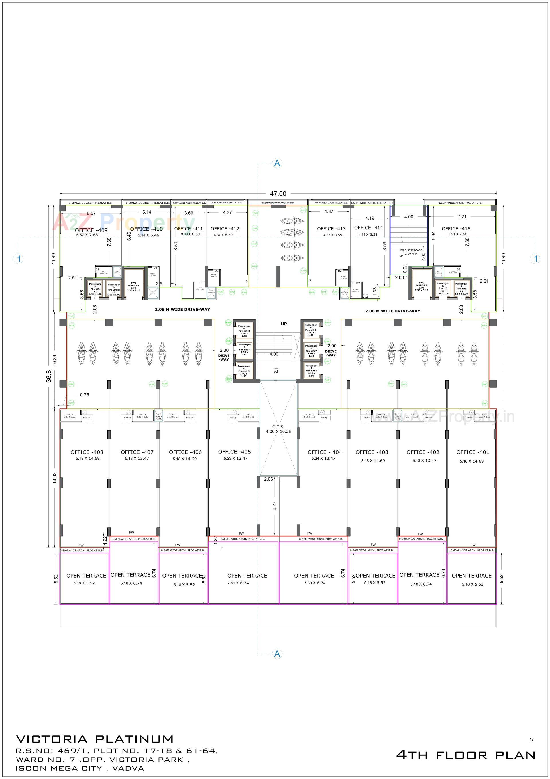Layout of real estate project Victoria Platinum located at Bhavnagar, Bhavnagar, Gujarat