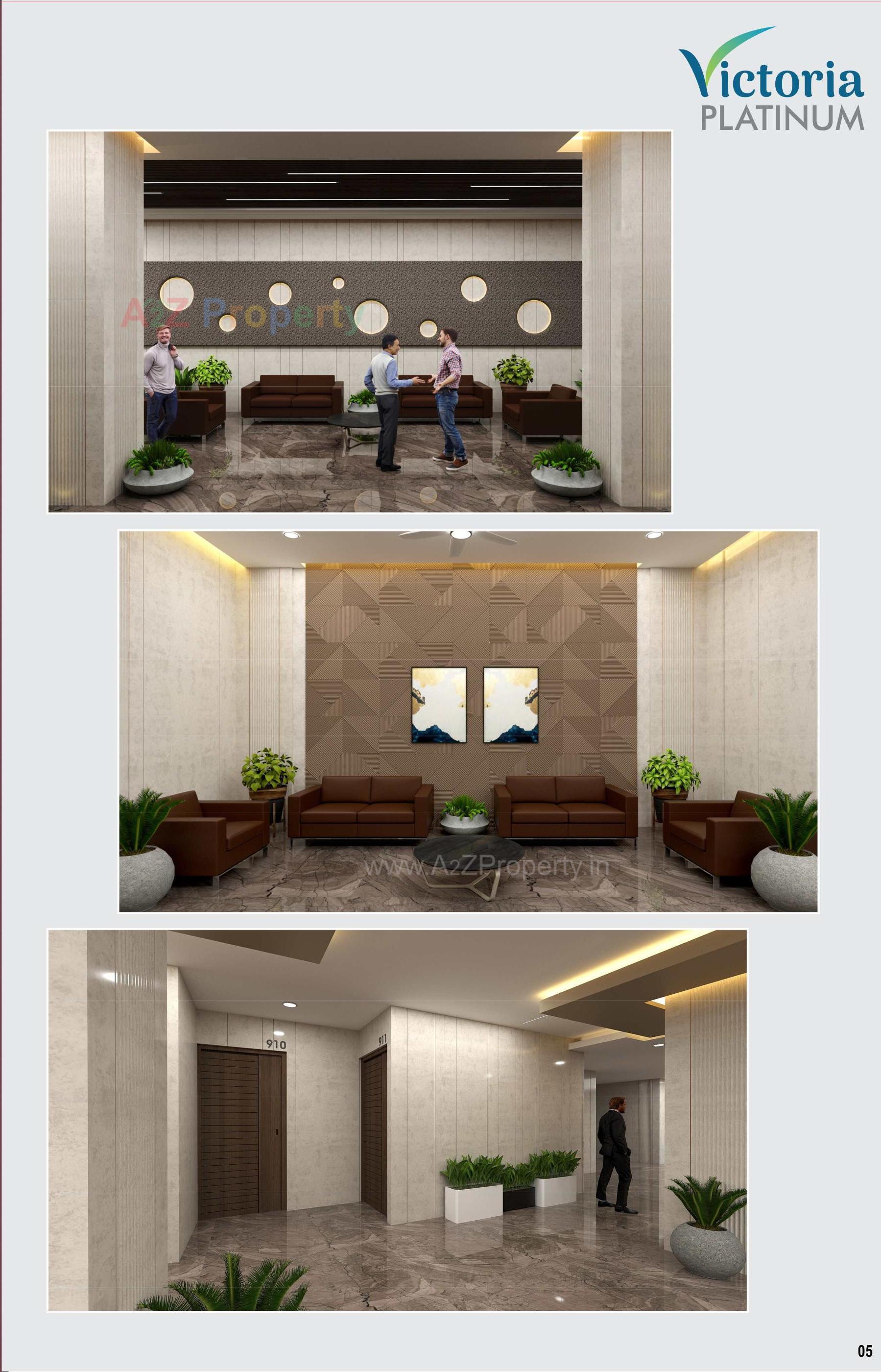 3D Elevation of real estate project Victoria Platinum located at Bhavnagar, Bhavnagar, Gujarat