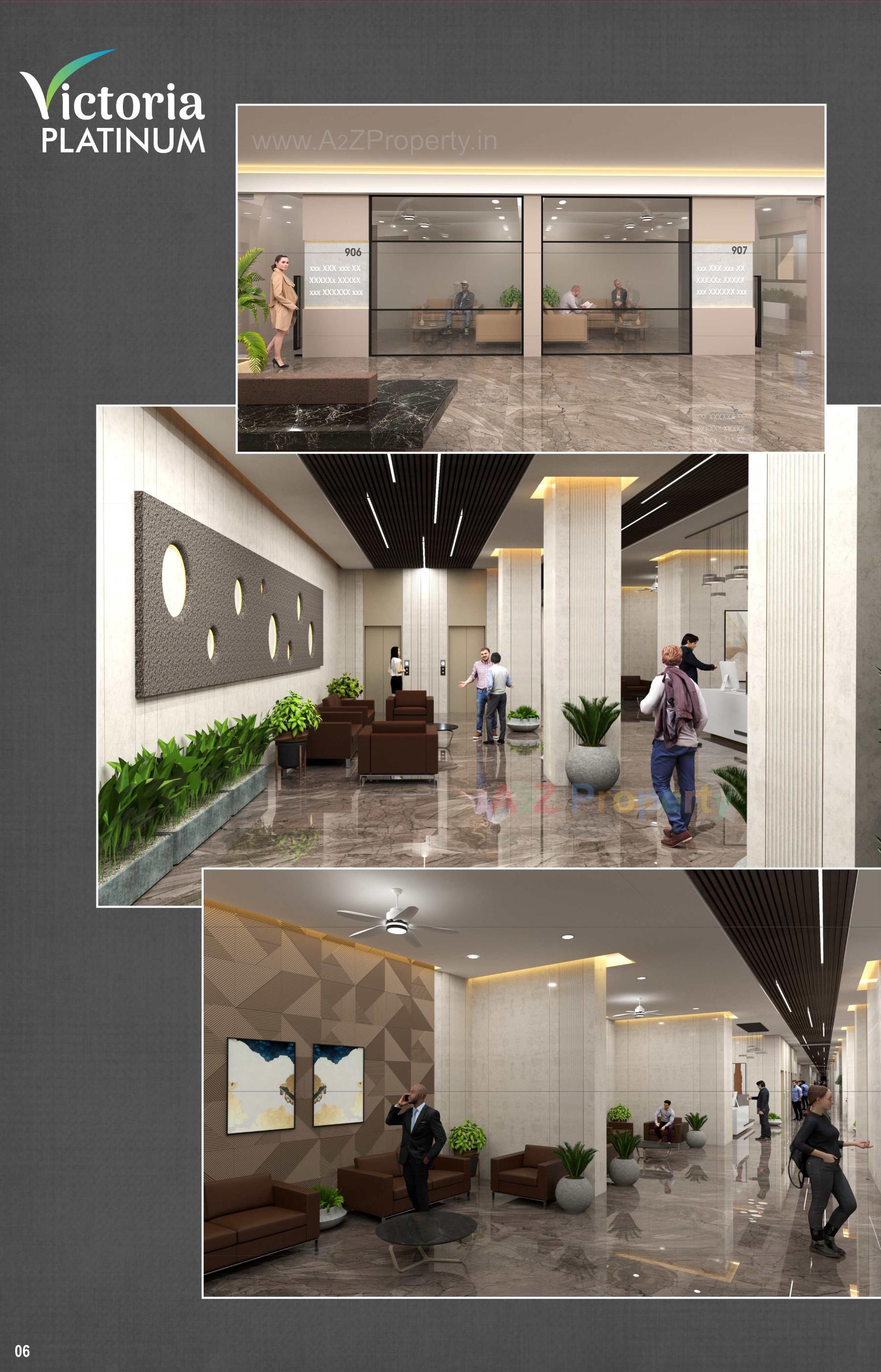 3D Elevation of real estate project Victoria Platinum located at Bhavnagar, Bhavnagar, Gujarat